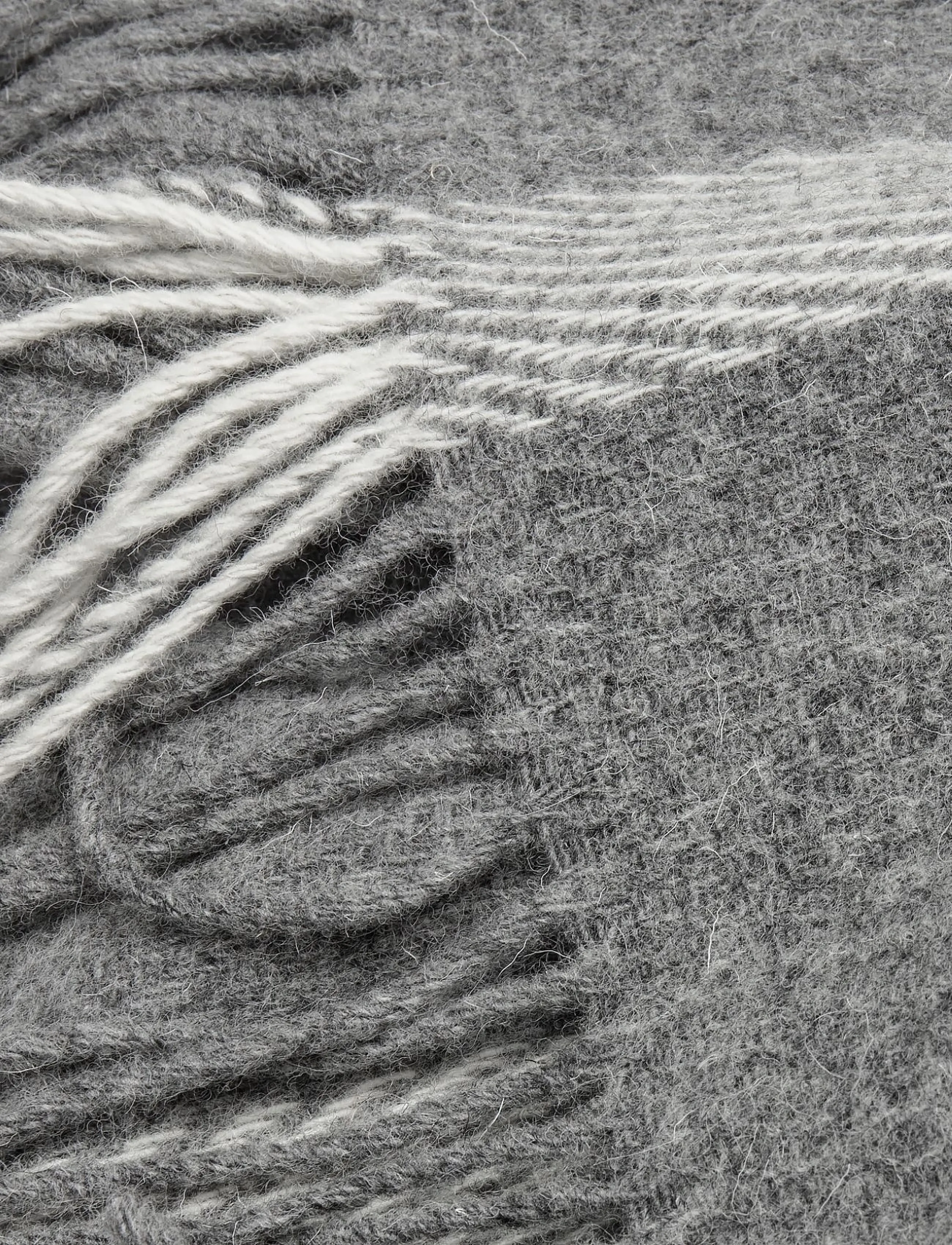 Sekan Studio - Plaid 140x200, Melange Grey - udendørstekstiler - melange grey - 2