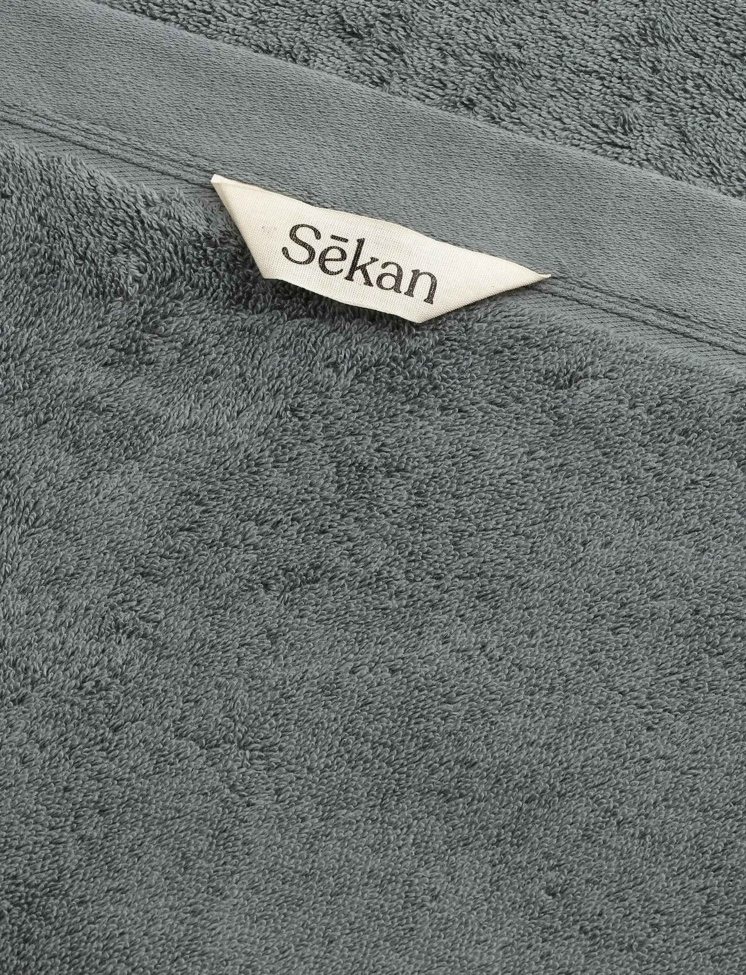Sekan Studio - Terry Towel - face towels - antracit - 2
