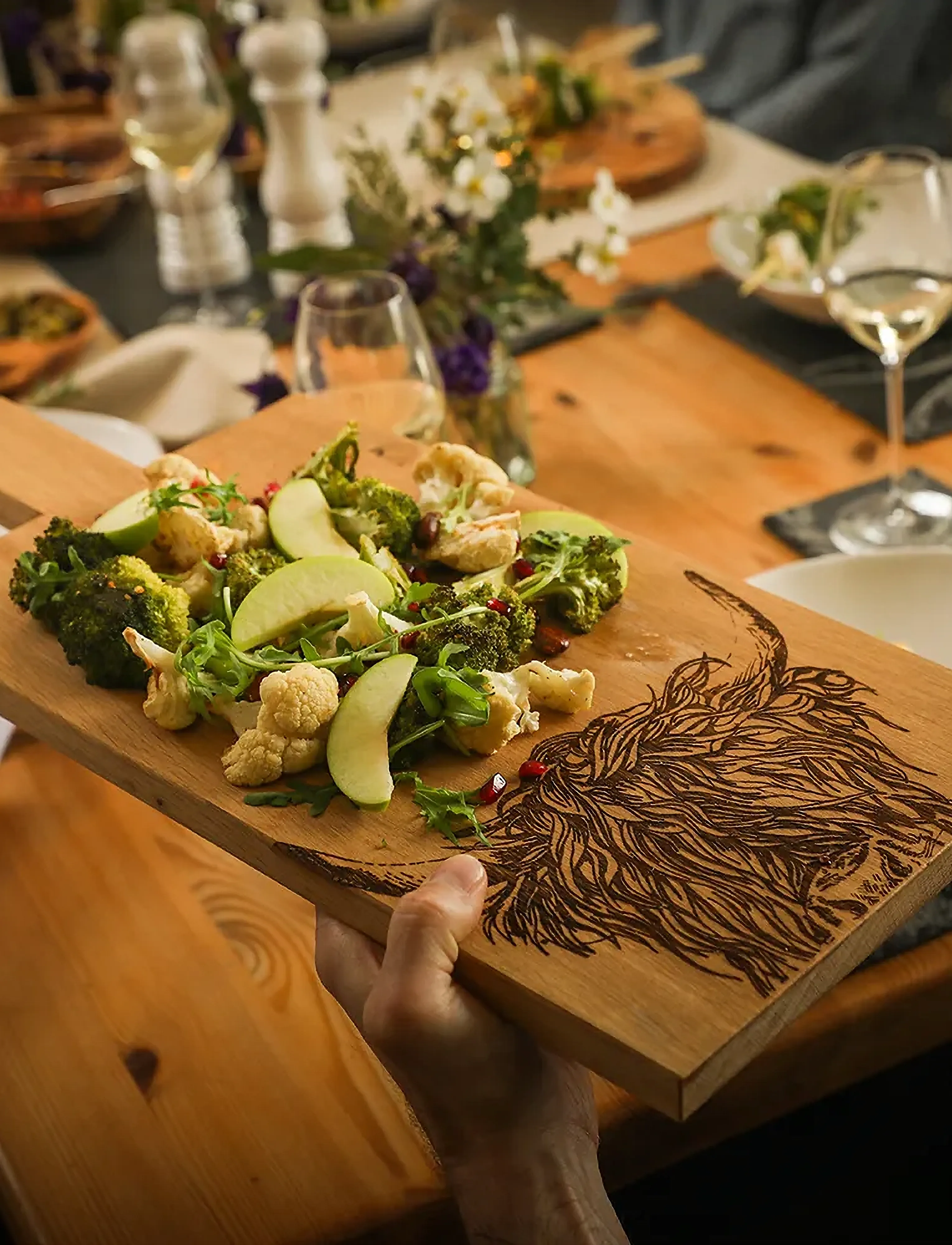 Selbrae House Egebræt Stor, 50 cm, Serving Dishes, Braun - Platters, Homeware