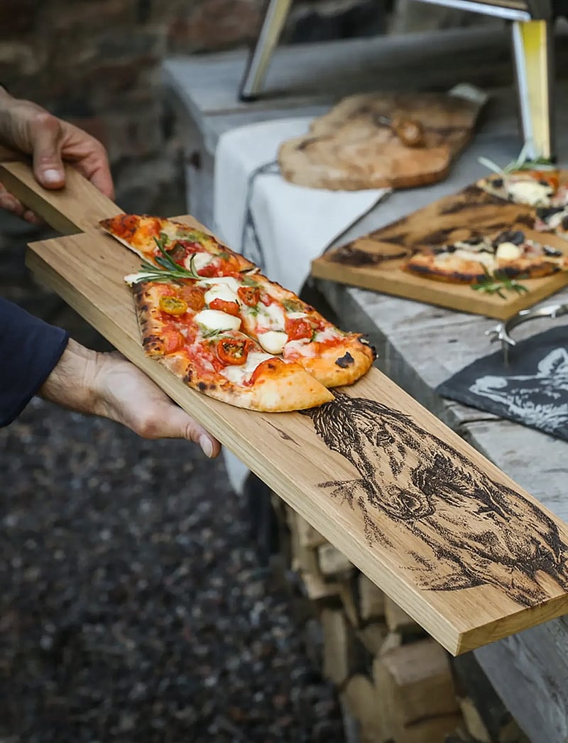 Selbrae House - Oak Paddle - Long - servierplatten - brown - 0