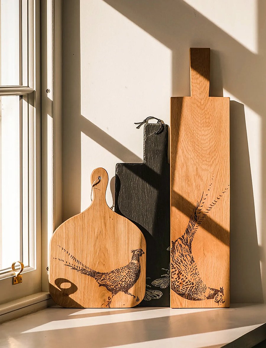 Selbrae House - Oak Paddle - Long - schneidebretter - brown - 0