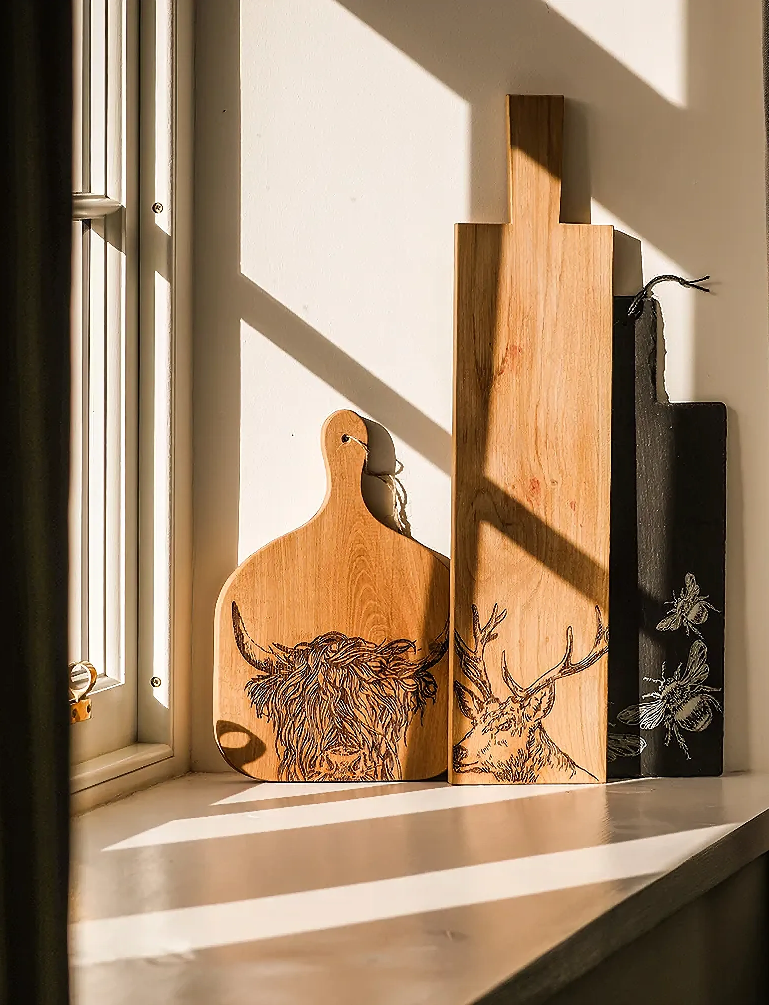 Selbrae House Egebræt - Lang, 19 cm, Brown, Serveringsfade > Serveringsfade, Unisex