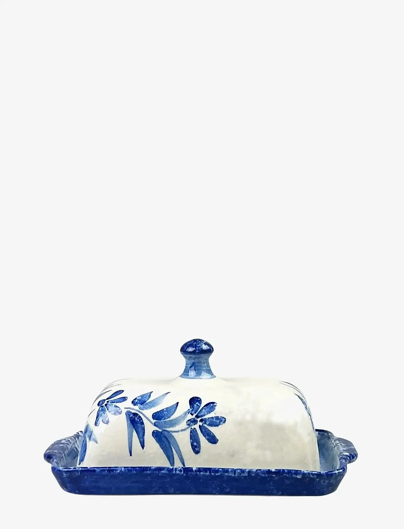 Selbrae House - Ceramic Butter Dish - blue - 2