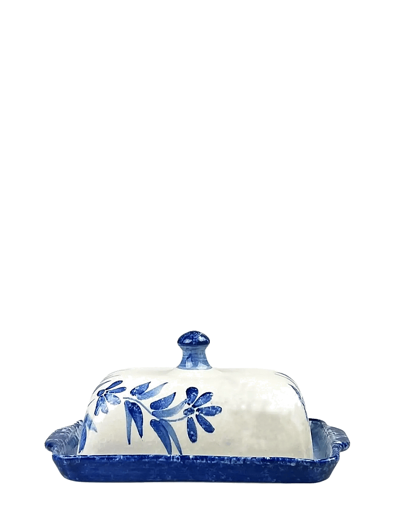 Selbrae House - Ceramic Butter Dish - blue - 2