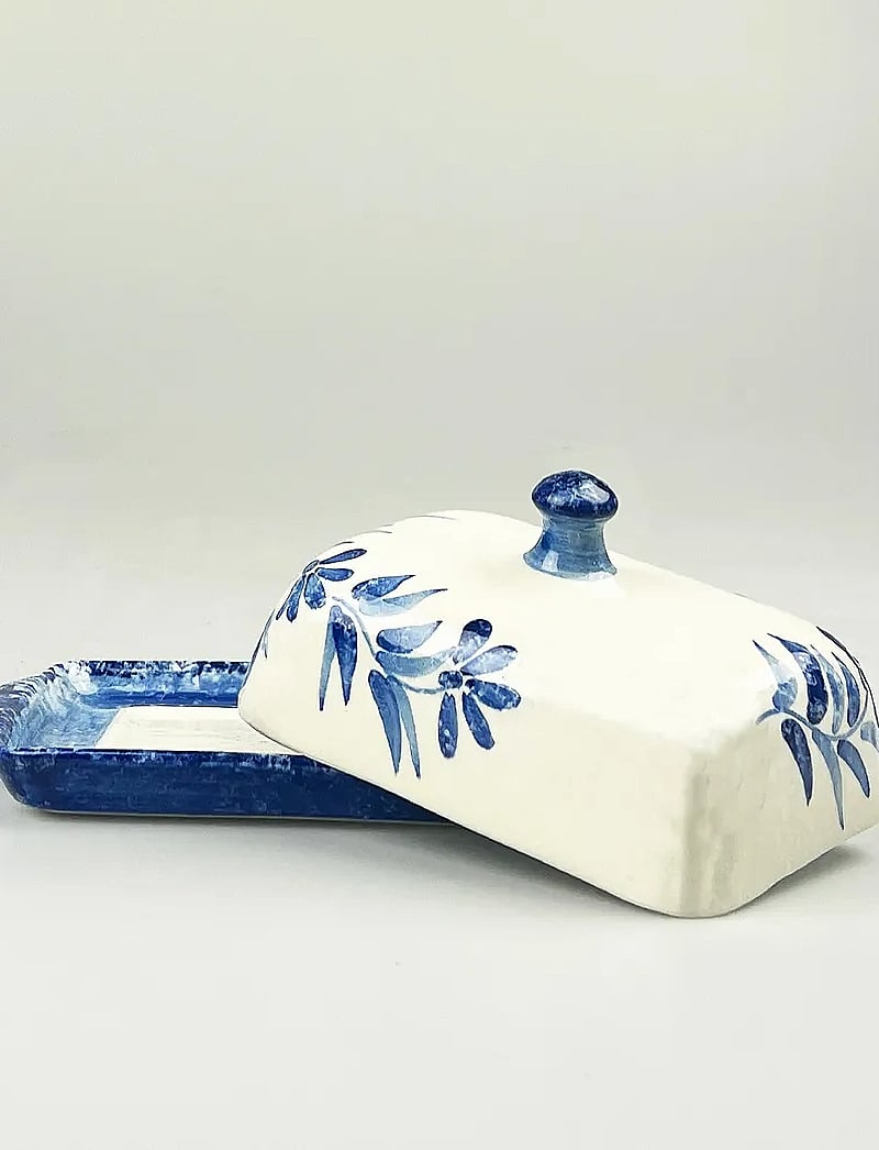 Selbrae House - Ceramic Butter Dish - blue - 0