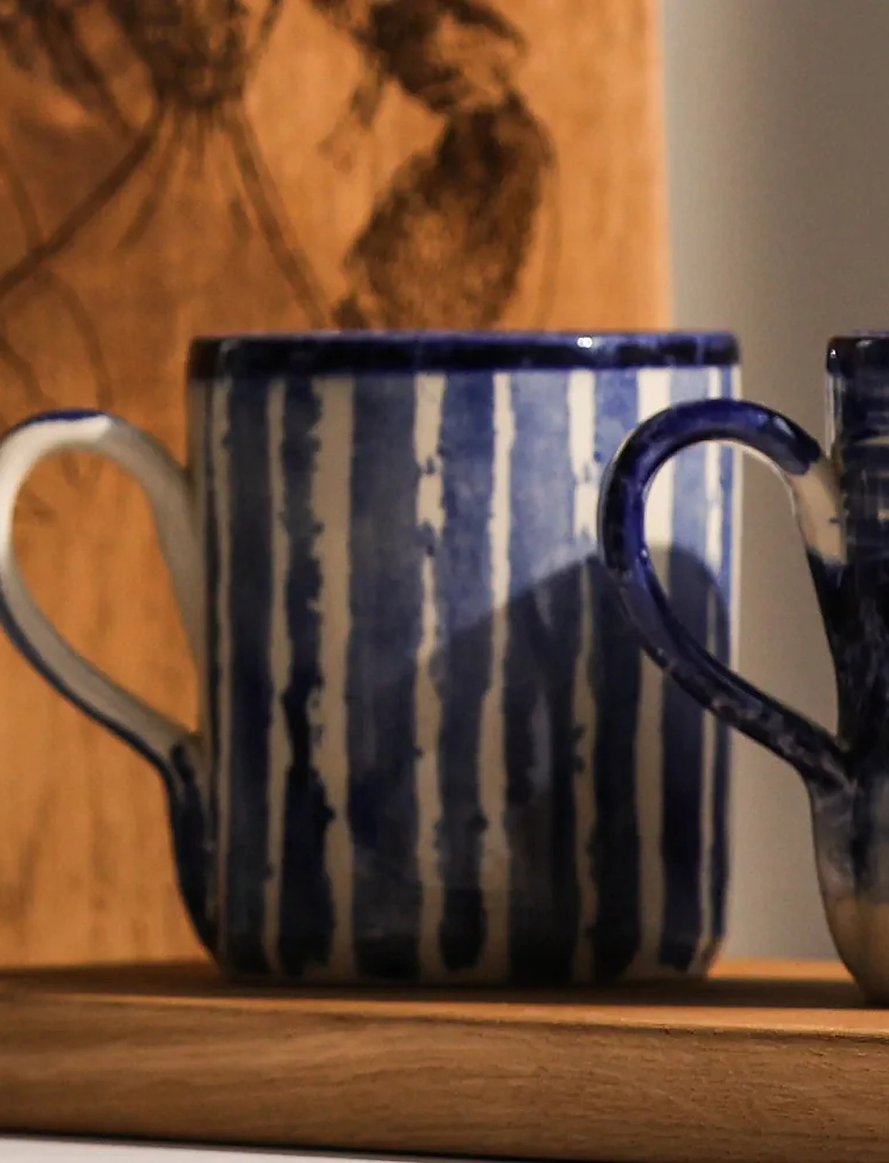 Selbrae House Krus I Keramik, 9.5 cm, Blue, Kopper & Krus > Kaffekopper, Unisex