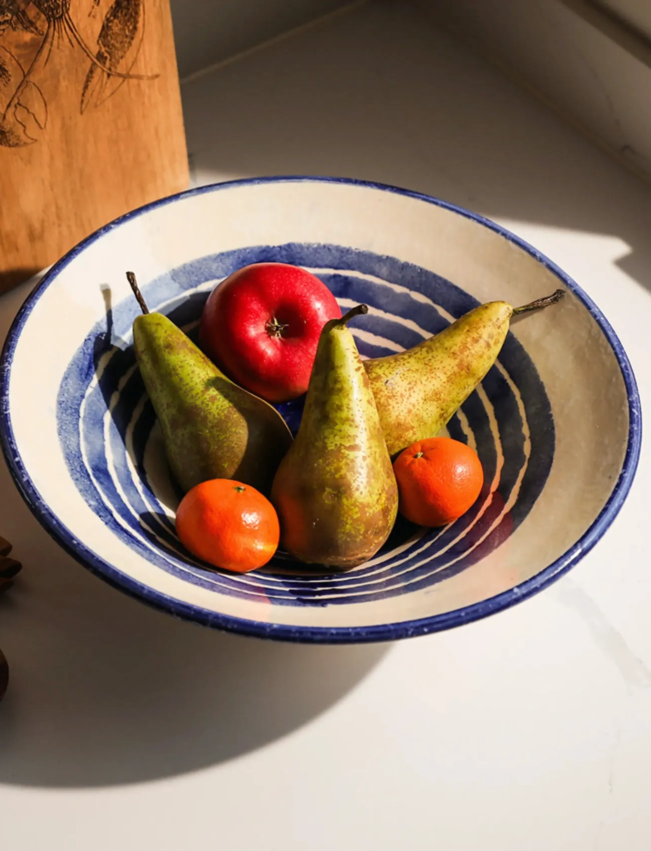 Selbrae House Serveringsskål I Keramik, 35 cm, Bowls & Serving Dishes, Blau - Fruit Bowls, Homeware