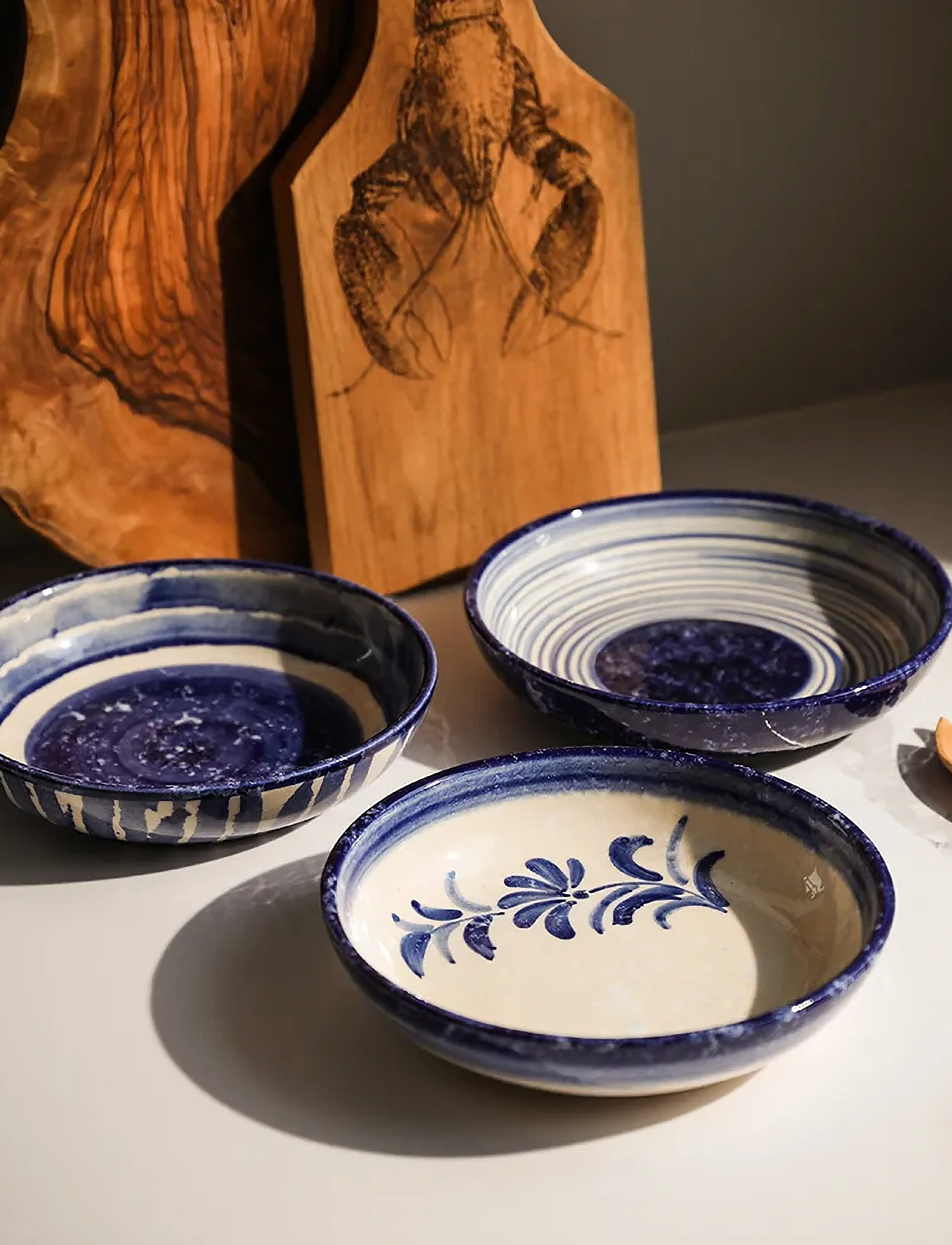 Selbrae House - Ceramic Serving Bowl - serving bowls - blue - 3