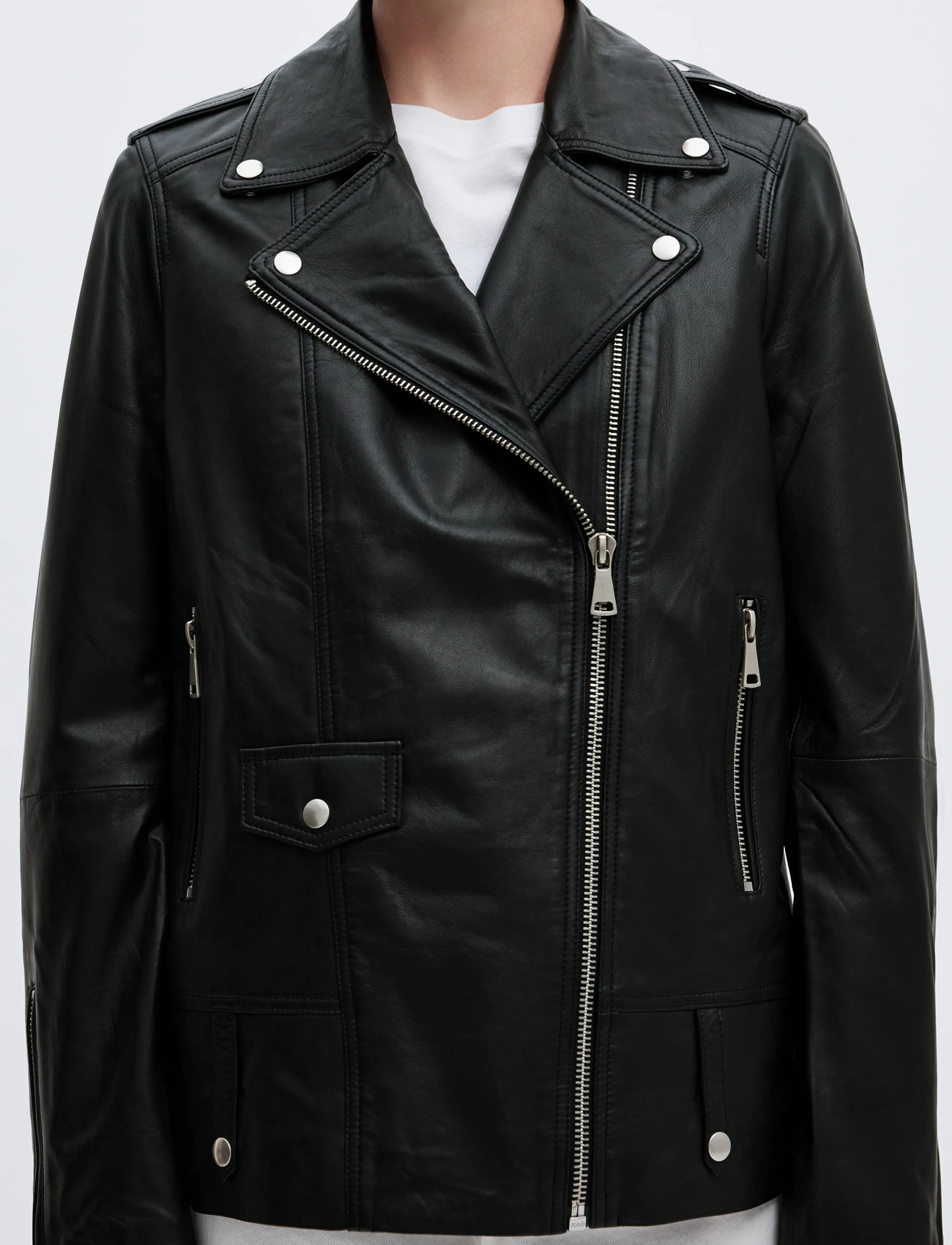 SELECTED Madison Leather Jacket jackor dam – bild 9