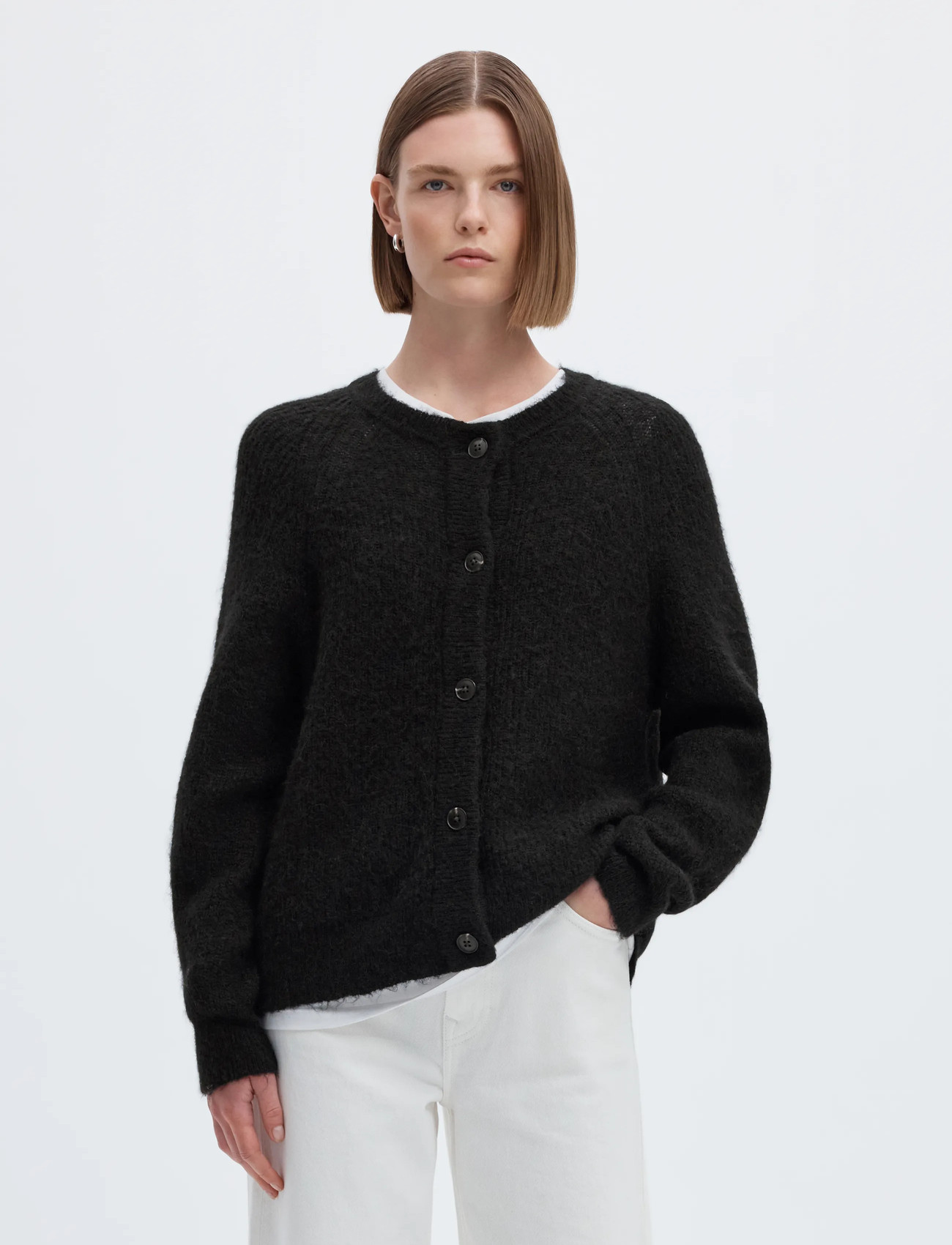 Slflulu LS knit short cardigan 7
