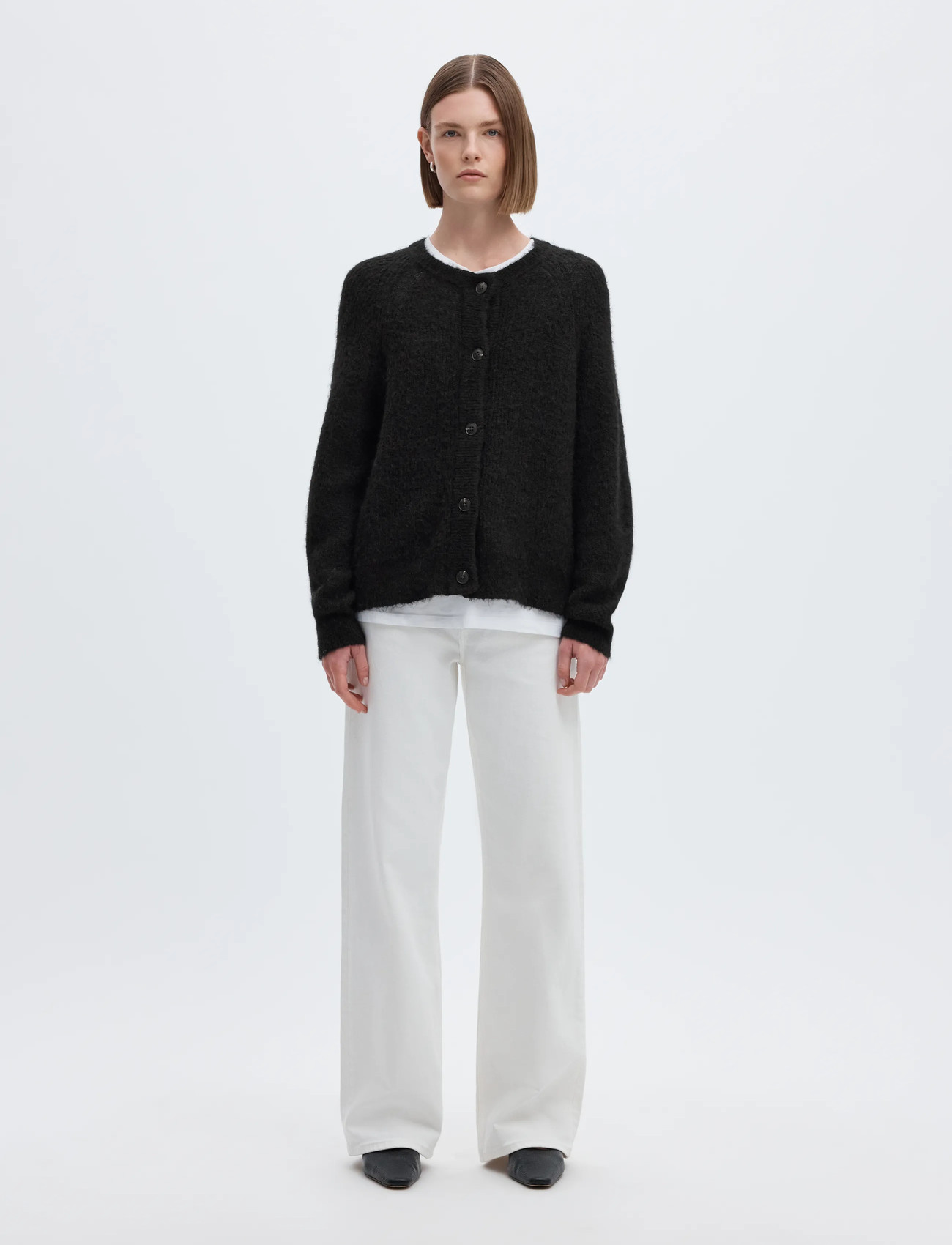 Slflulu LS knit short cardigan 9