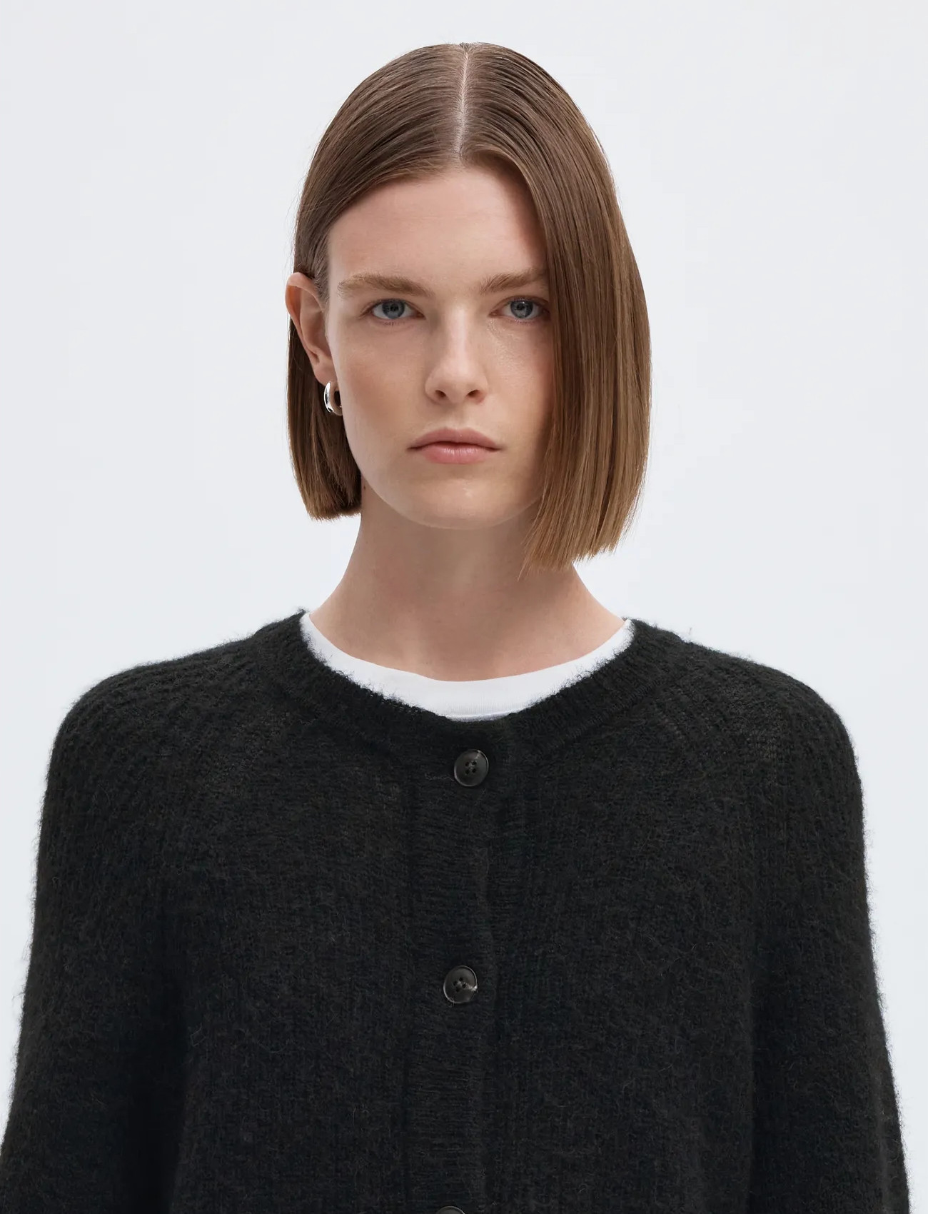 Slflulu LS knit short cardigan 10
