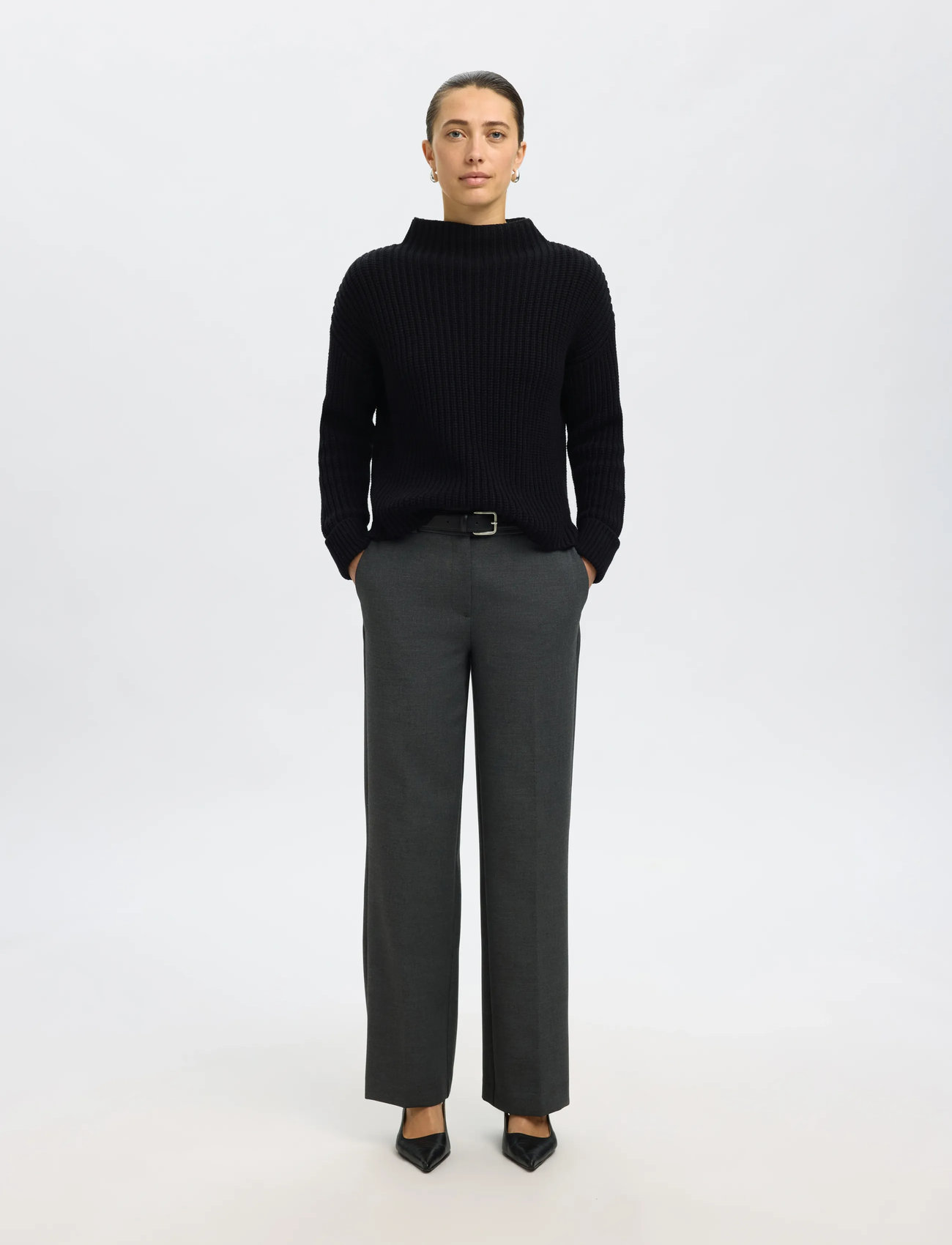 SELECTED Slfselma LS Knit Pullover stickade tröjor dam – bild 7