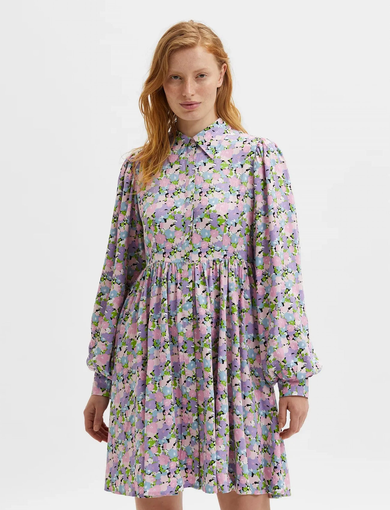 SELECTED Judita LS Short Shirt Dress klänningar dam – bild 6