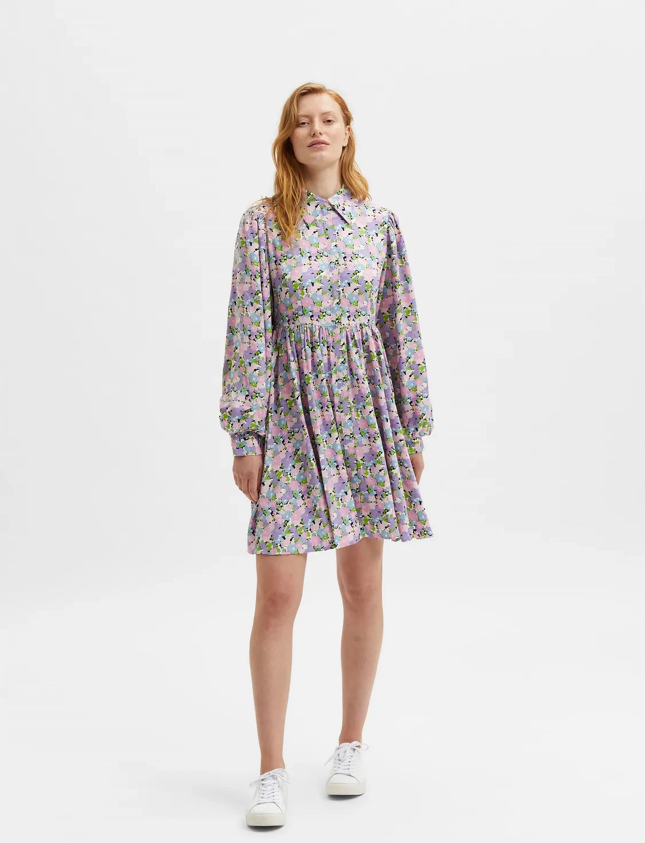 SELECTED Judita LS Short Shirt Dress klänningar dam – bild 8