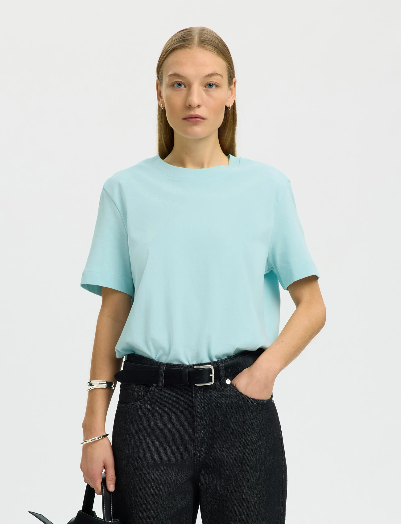 Selected Slwessential Ss Boxy Tee Noos - - XS 2