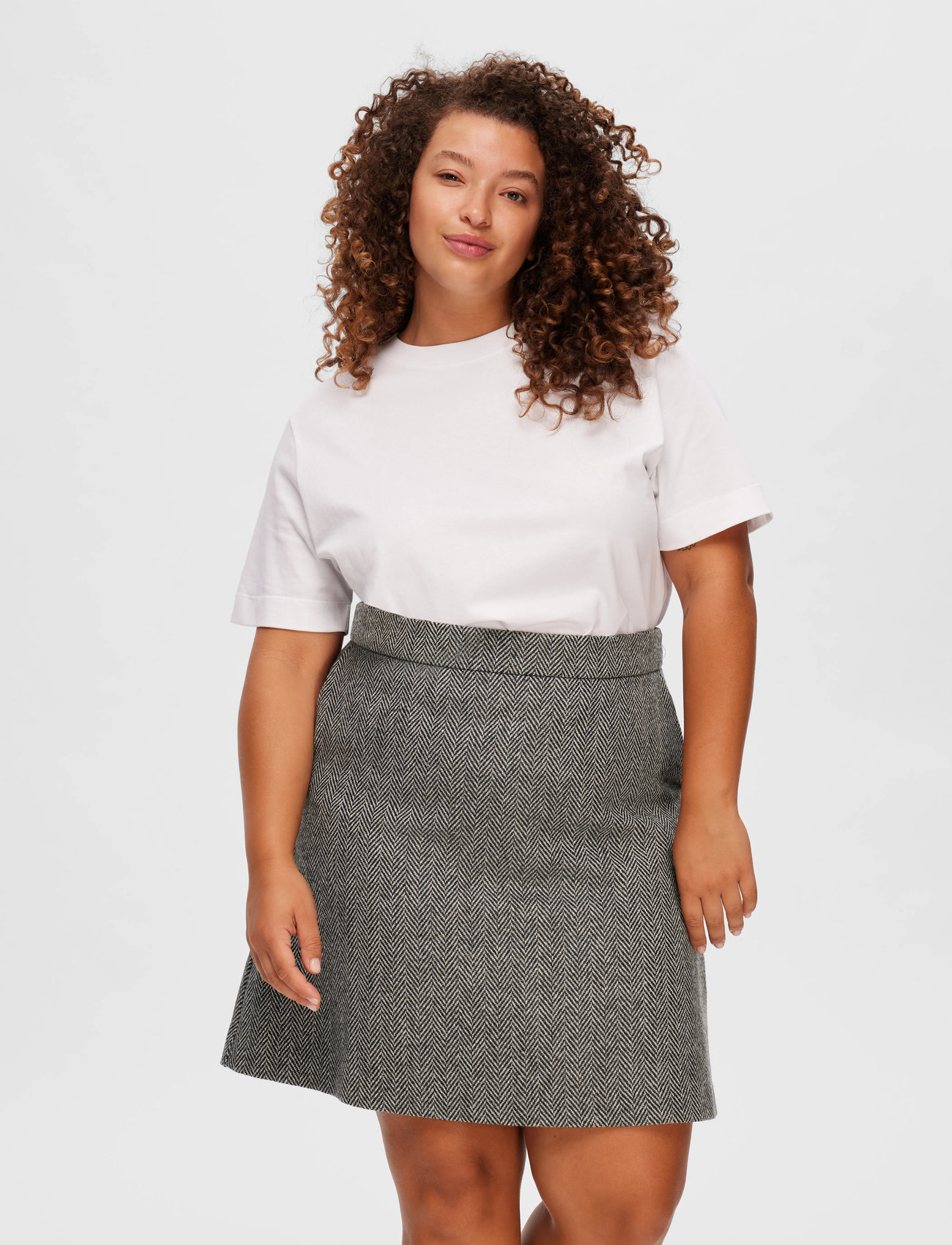 SELECTED Slfessentail Boxy Tee t-shirts dam – bild 8