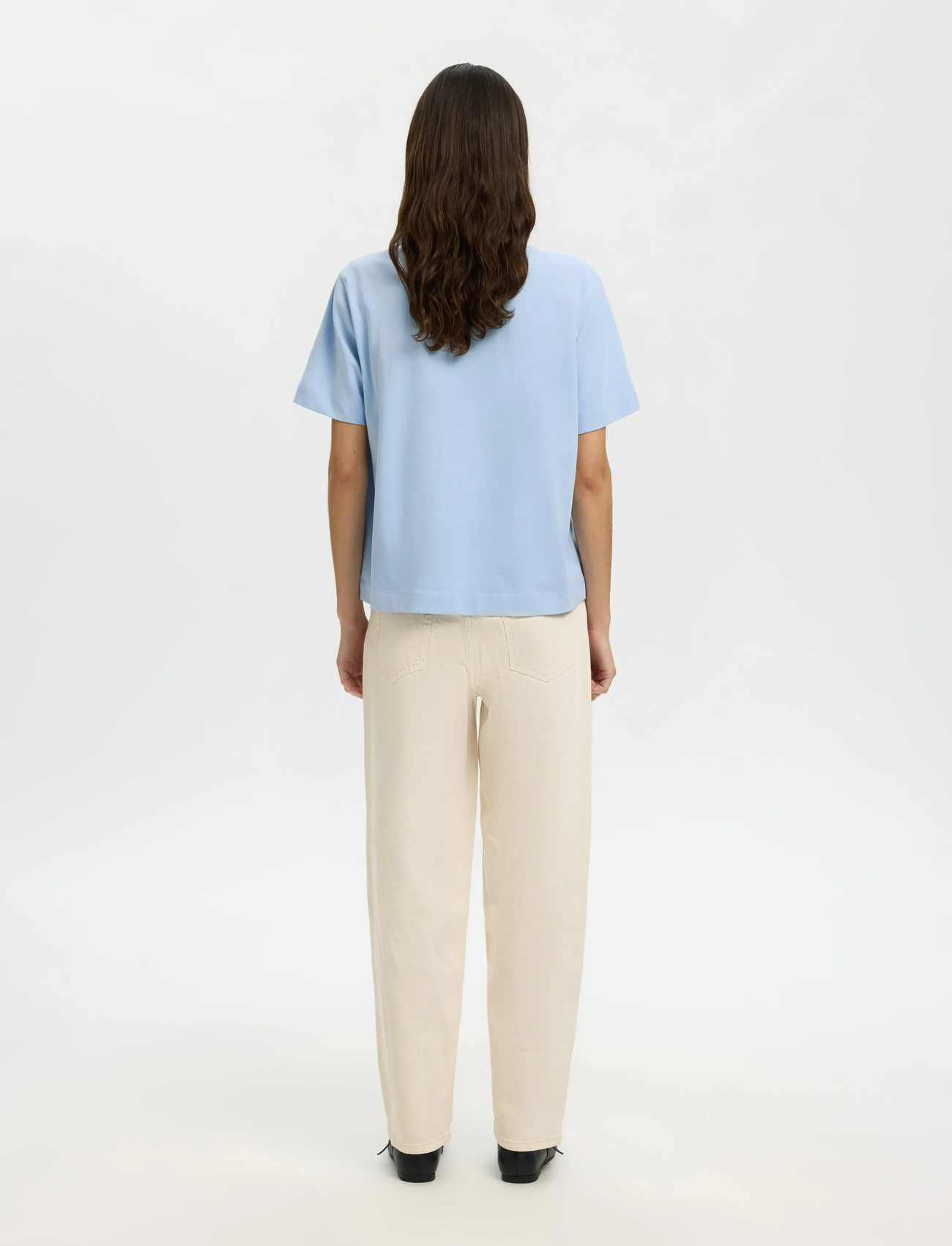 SELECTED Slfessentail Boxy Tee t-shirts dam – bild 5