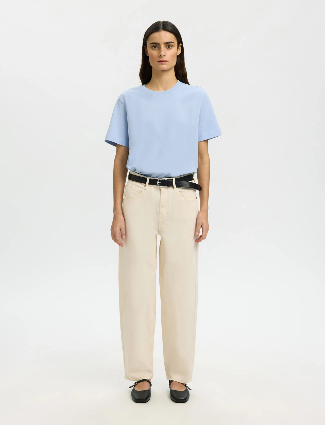 SELECTED Slfessentail Boxy Tee t-shirts dam – bild 6