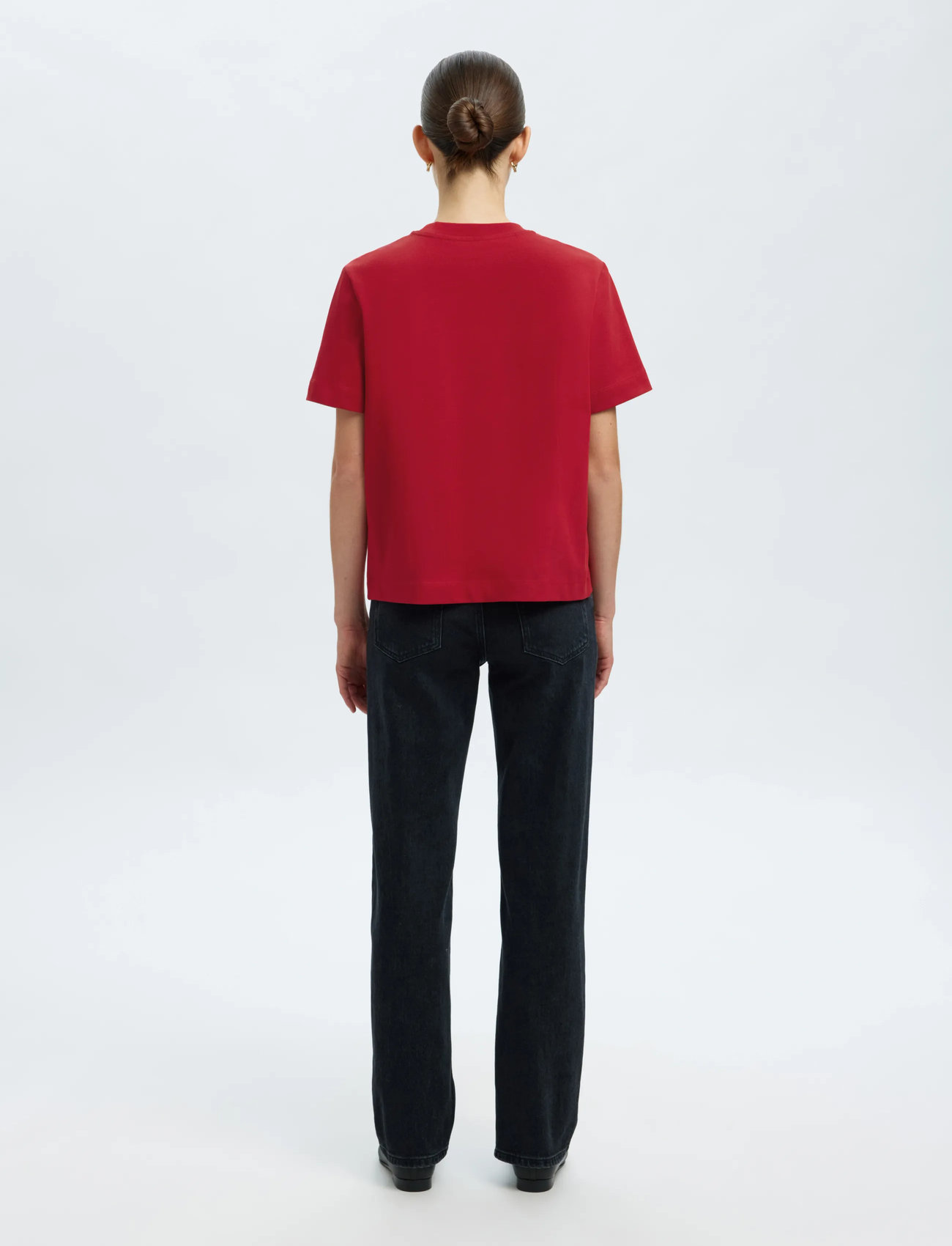 SELECTED Slfessentail Boxy Tee t-shirts dam – bild 4