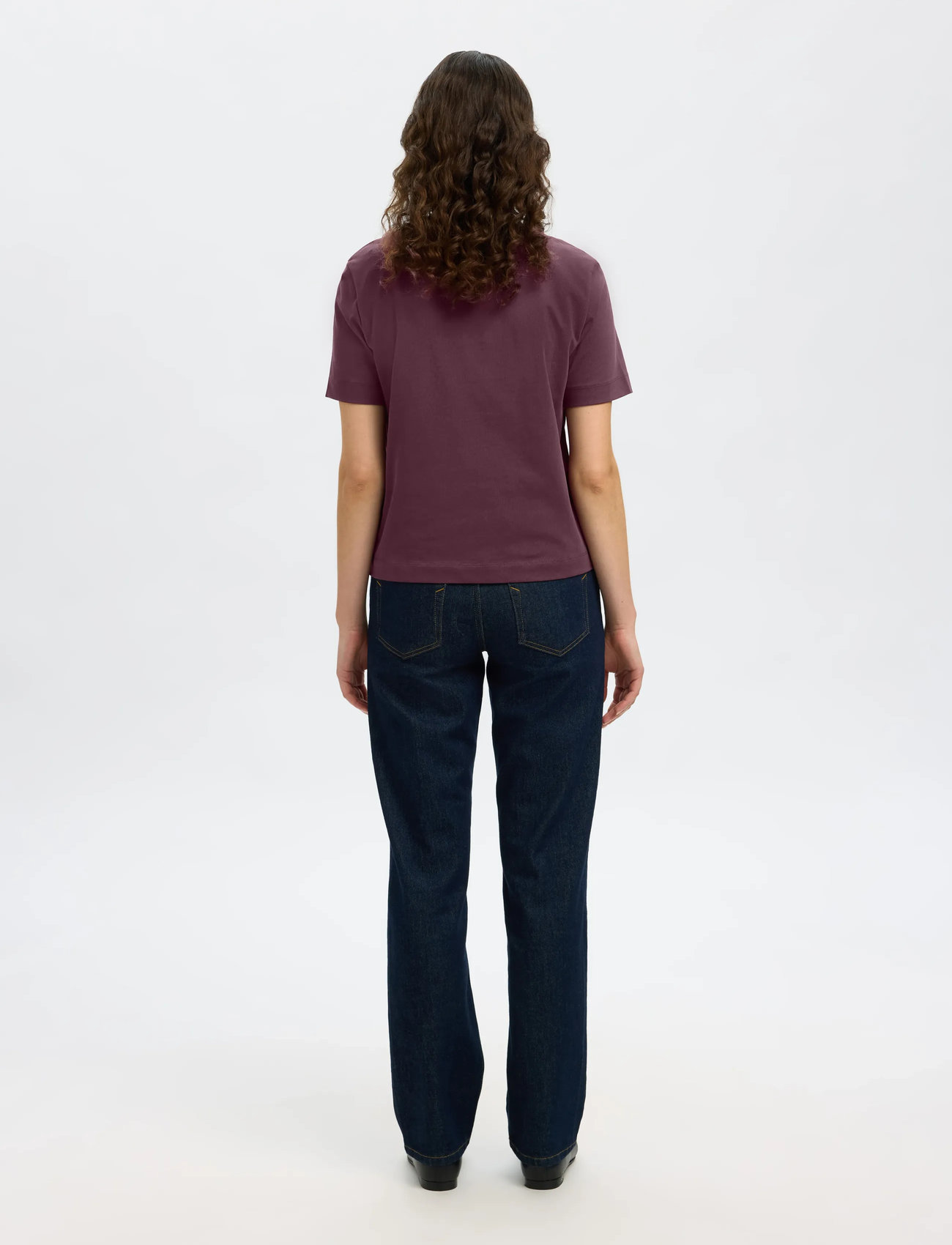 SELECTED Slfessentail Boxy Tee t-shirts dam – bild 5