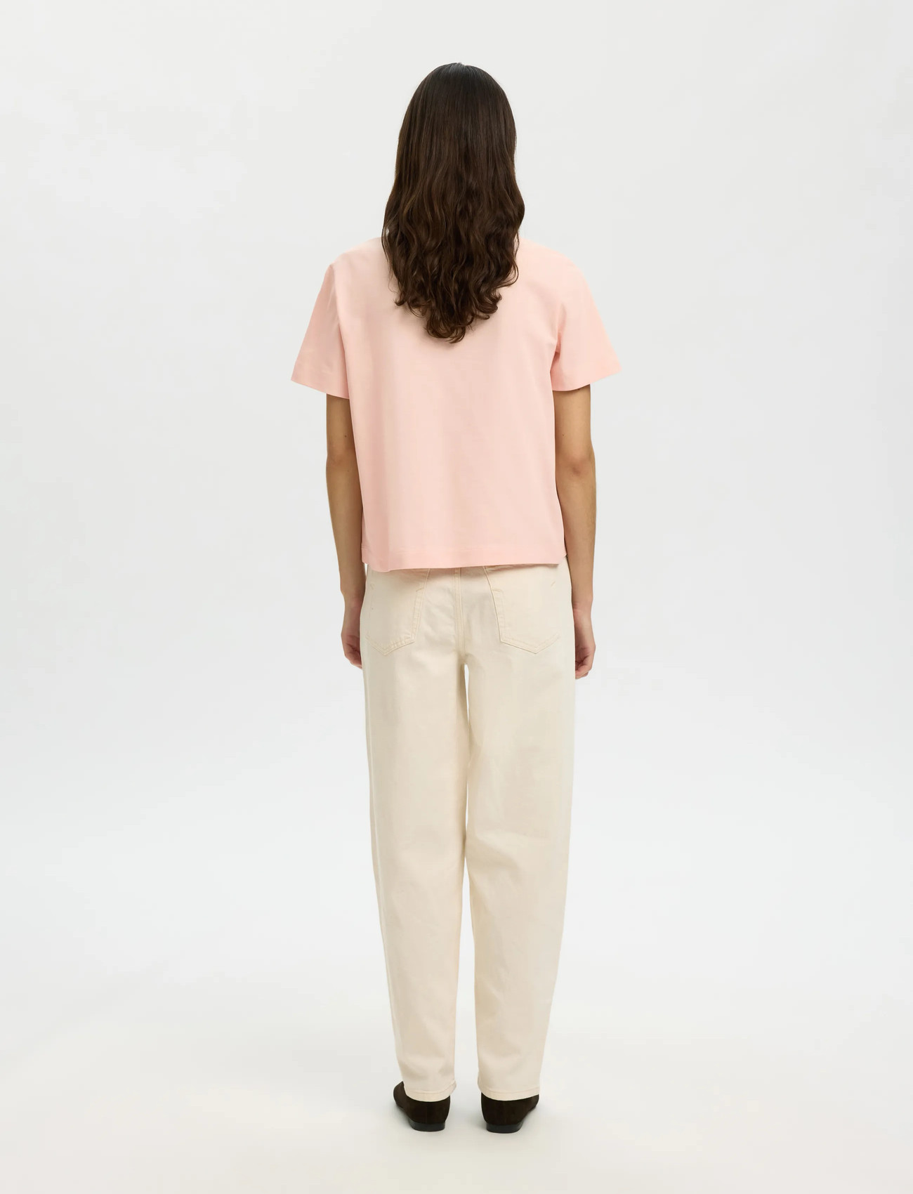 SELECTED Slfessentail Boxy Tee t-shirts dam – bild 8
