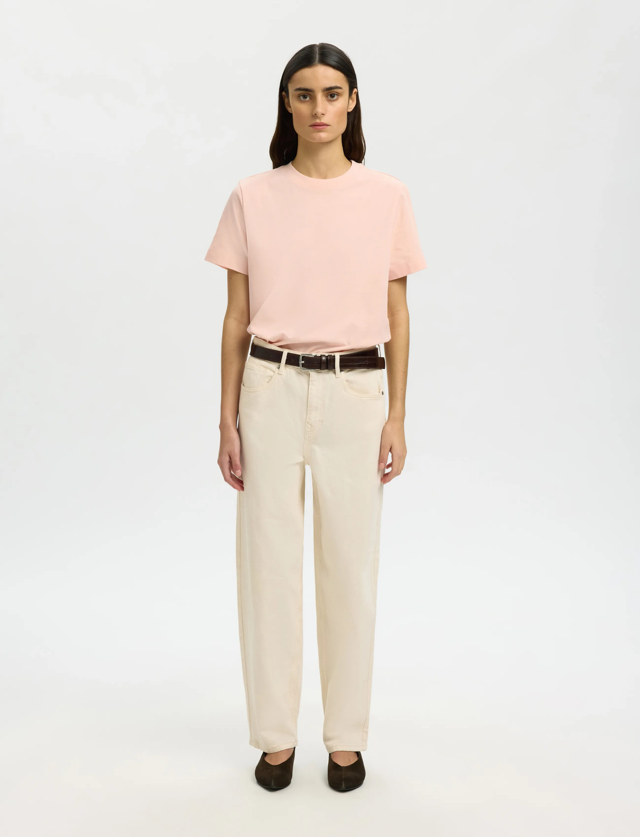 SELECTED Slfessentail Boxy Tee t-shirts dam – bild 9