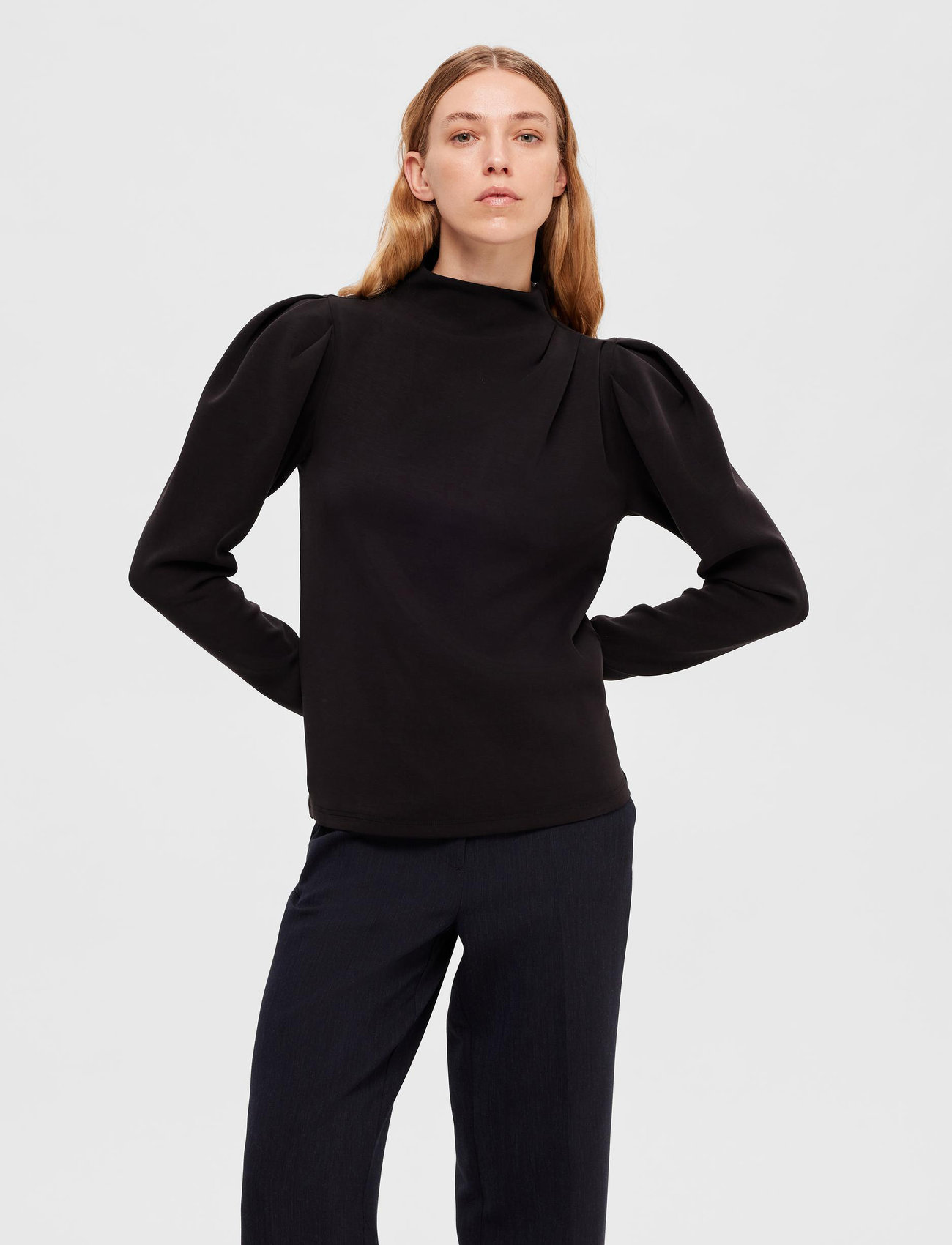 SELECTED Fenja LS T-Neck Top skjortor & blusar dam – bild 9