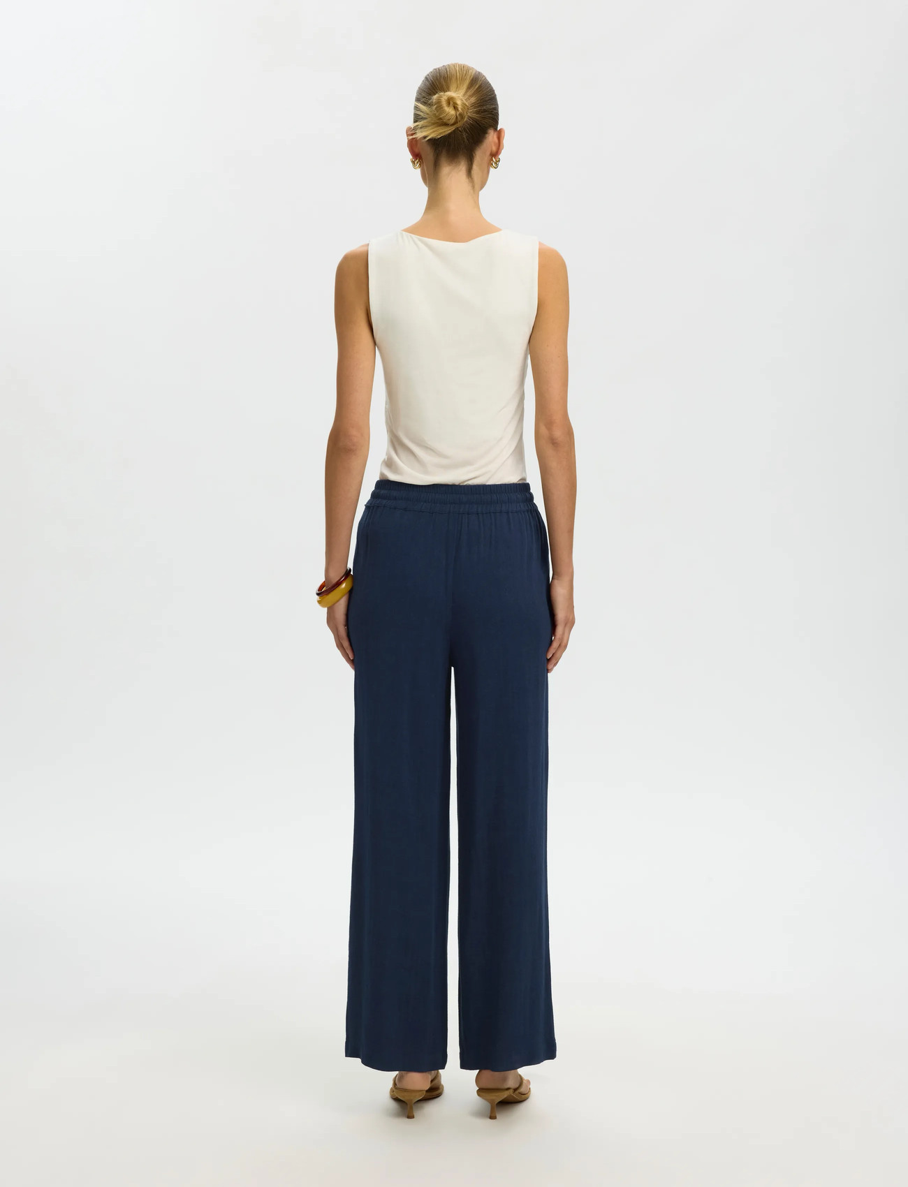 SELECTED Sflviva-Gulia HW Linen Pant linnebyxor dam – bild 6