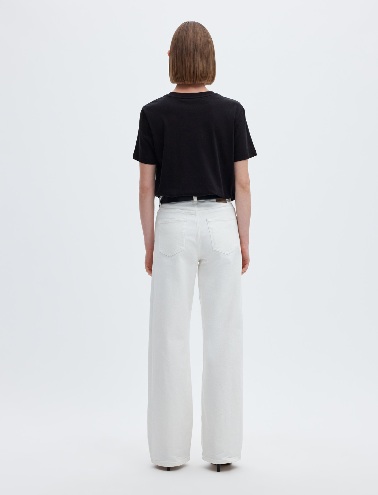 SELECTED Slfessential SS O-Neck Tee t-shirts dam – bild 6