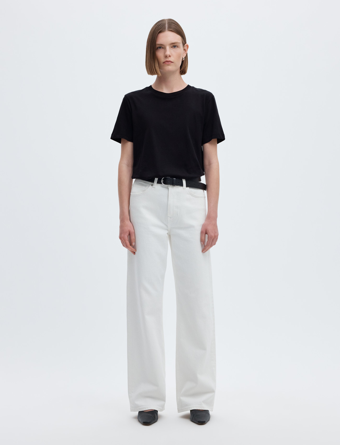 SELECTED Slfessential SS O-Neck Tee t-shirts dam – bild 7