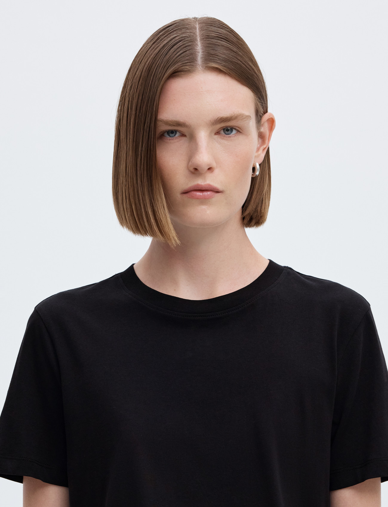 SELECTED Slfessential SS O-Neck Tee t-shirts dam – bild 8