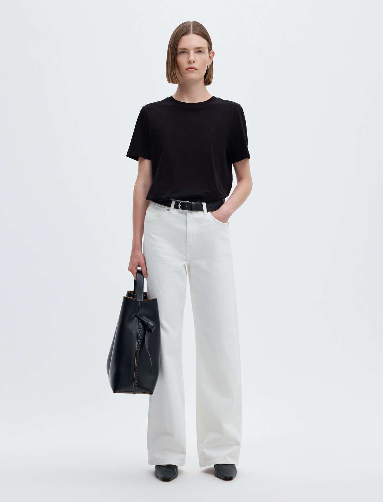 SELECTED Slfessential SS O-Neck Tee t-shirts dam – bild 9