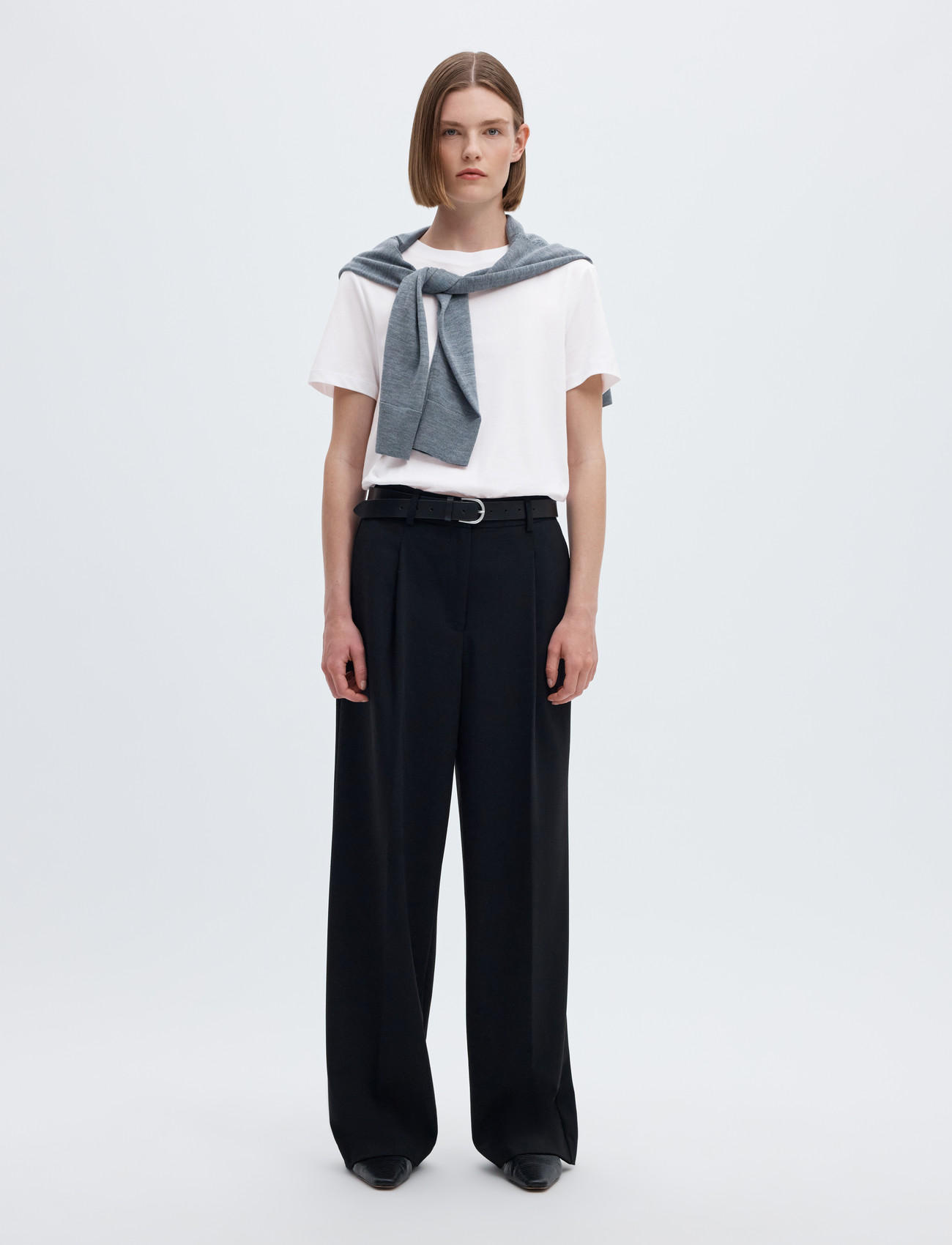 SELECTED Slfessential SS O-Neck Tee t-shirts dam – bild 7