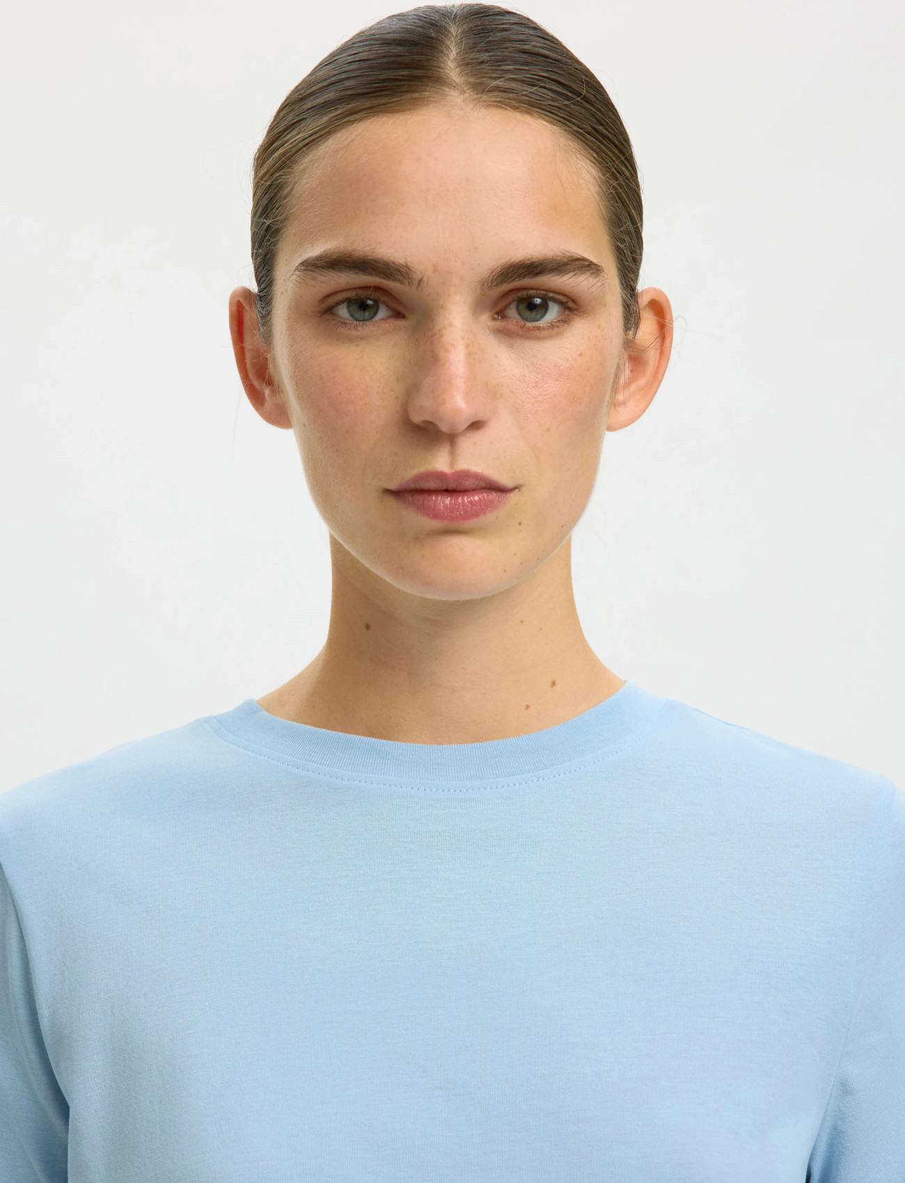 SELECTED Slfessential SS O-Neck Tee t-shirts dam – bild 8