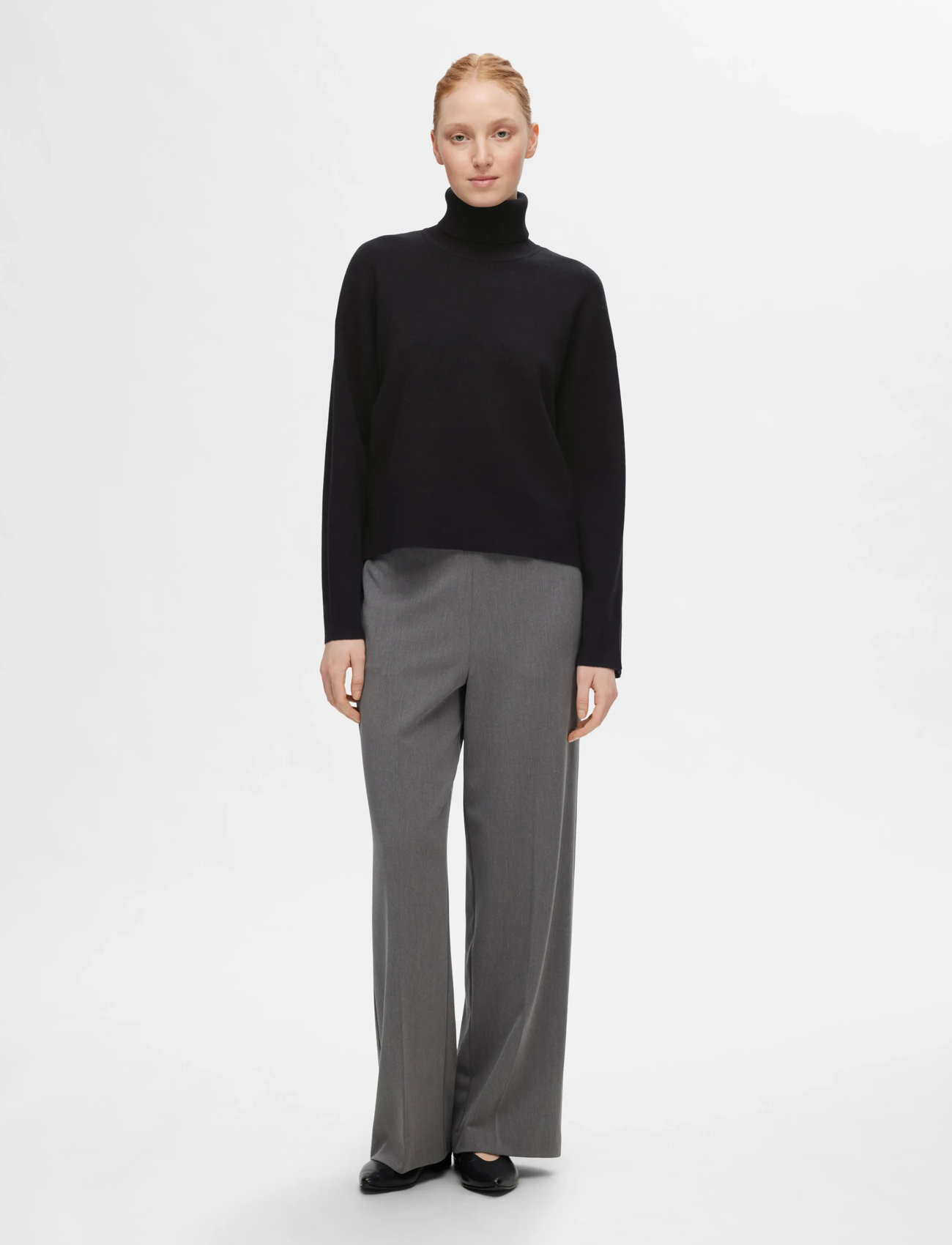 SELECTED Slfkamma Ls Knit Roll Neck Noo polotröjor dam – bild 7