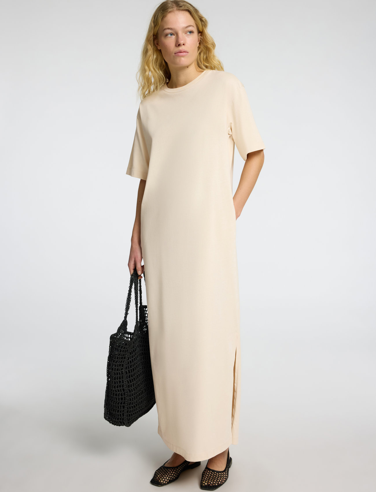 SELECTED Slfessential Ss Pocket Ankle D klänningar dam – bild 9
