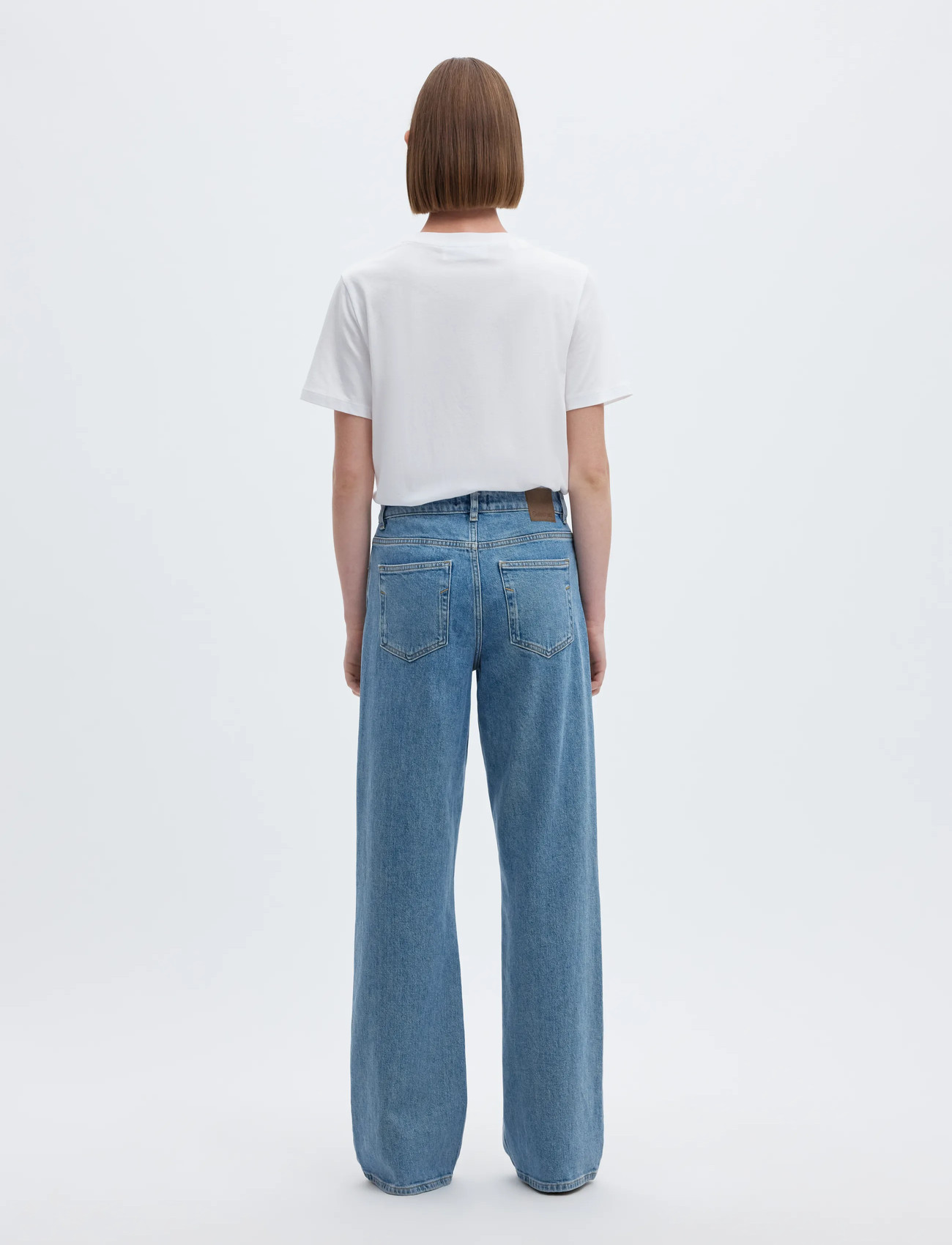 SELECTED Slfwide Bea-kori Light Bl Hw J vida jeans dam – bild 7