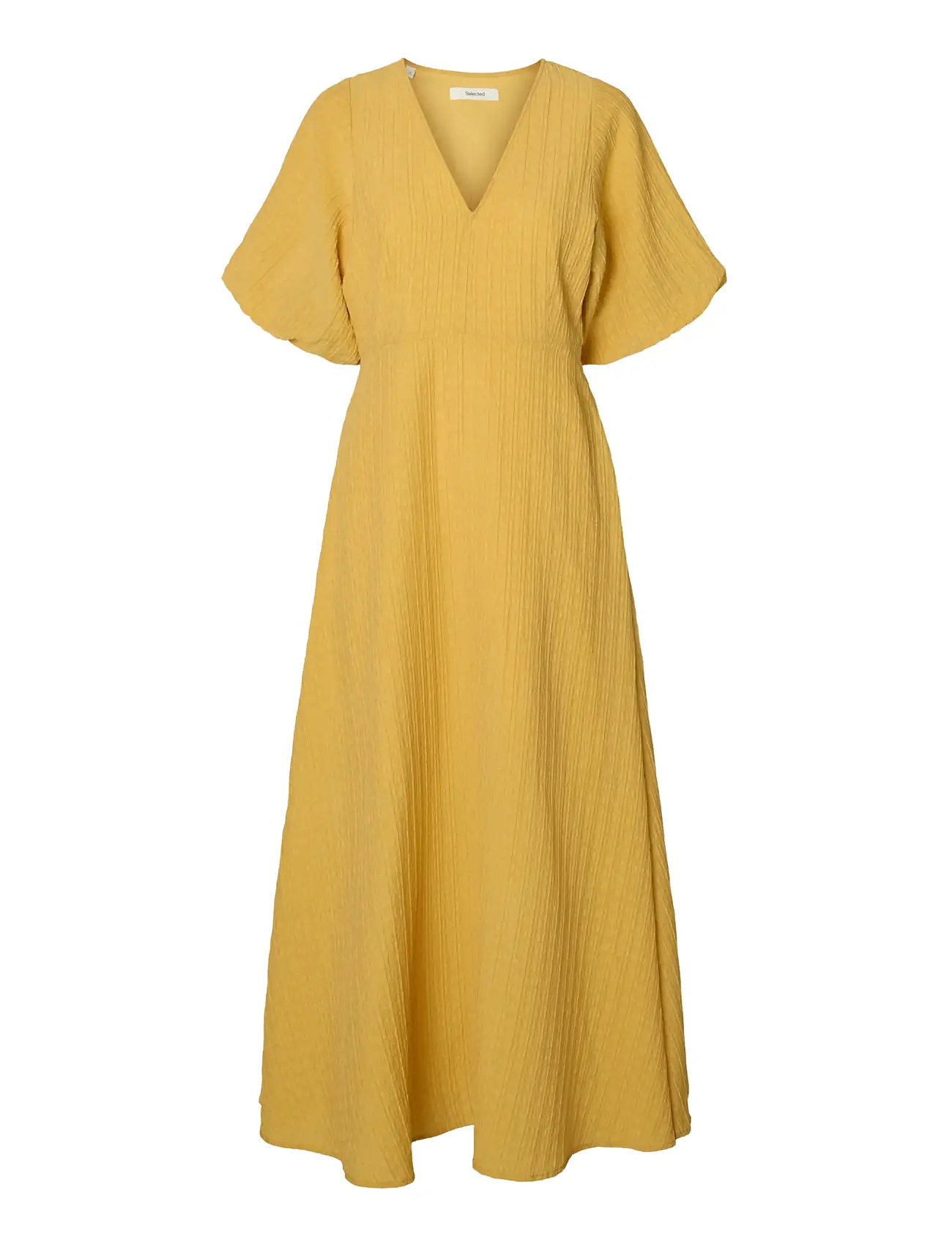 Selected Slwmaddie Ss Closed Back Midi Dress Noos - - 42 1