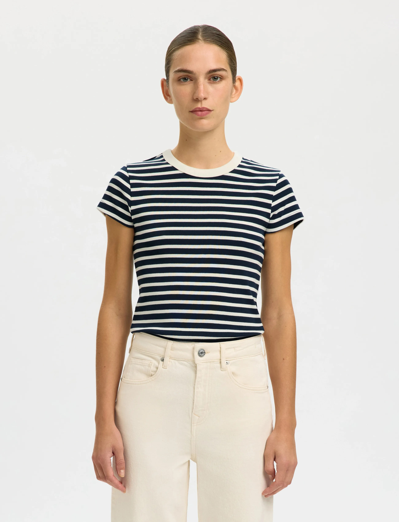 Selected Slfmilly Ss Tee - - XS 1
