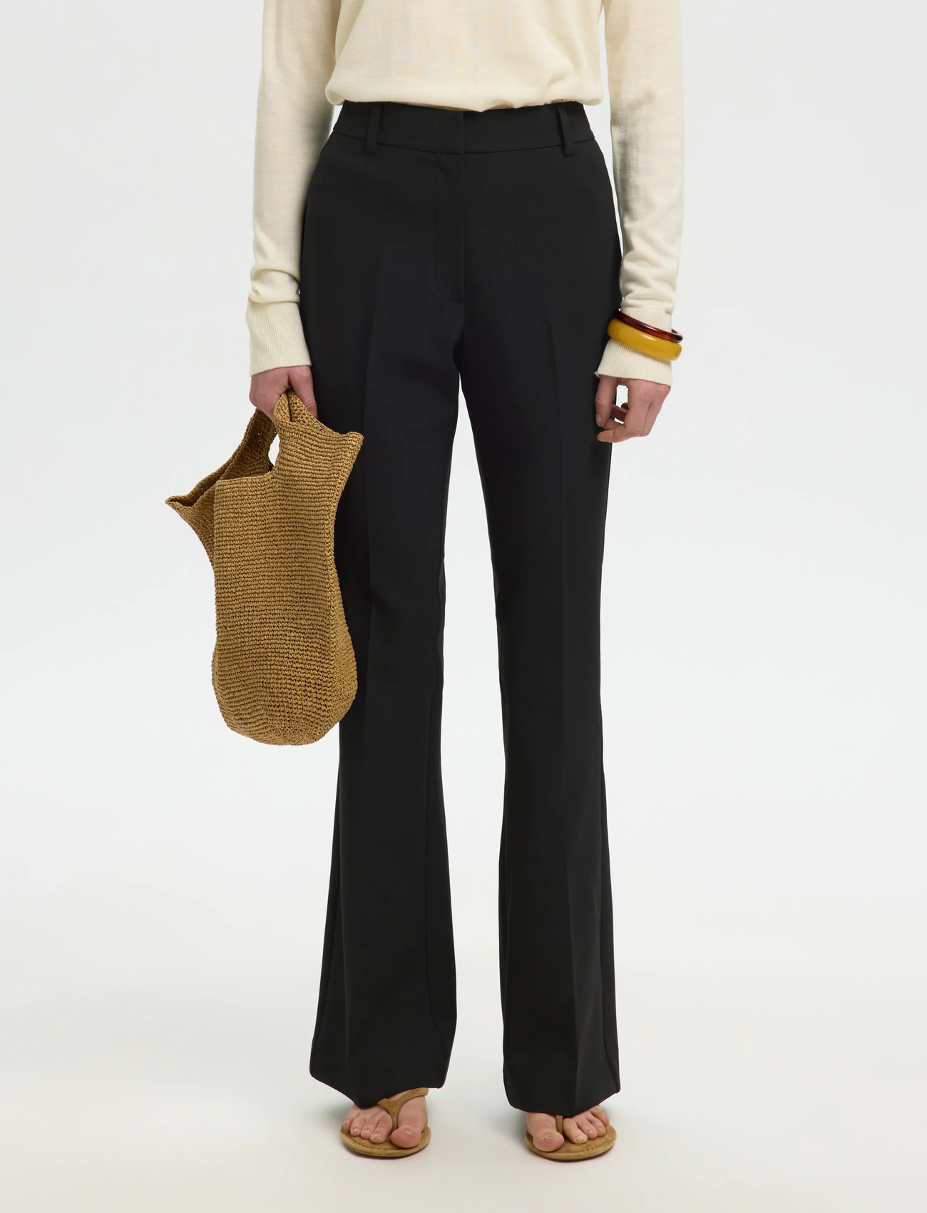 SELECTED Slfrita Mw Slim Flared Pant kostymbyxor dam – bild 5