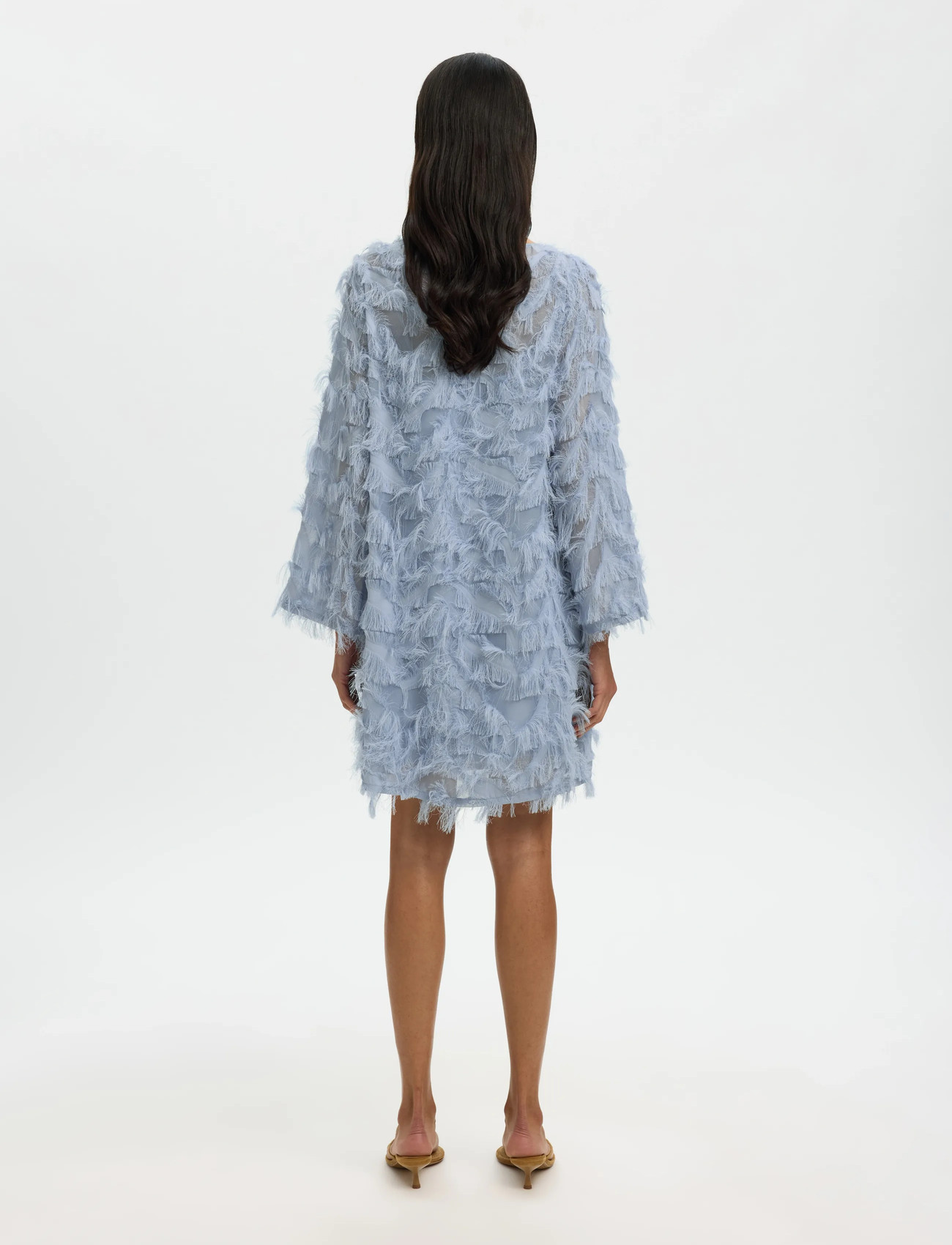 SELECTED Slfmyline Relaxed Ls Boat Neck Dress klänningar dam – bild 8
