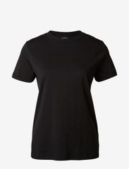 Selected Femme - SLFMY PERFECT SS TEE BOX CUT B NOOS - t-skjorter - black - 0