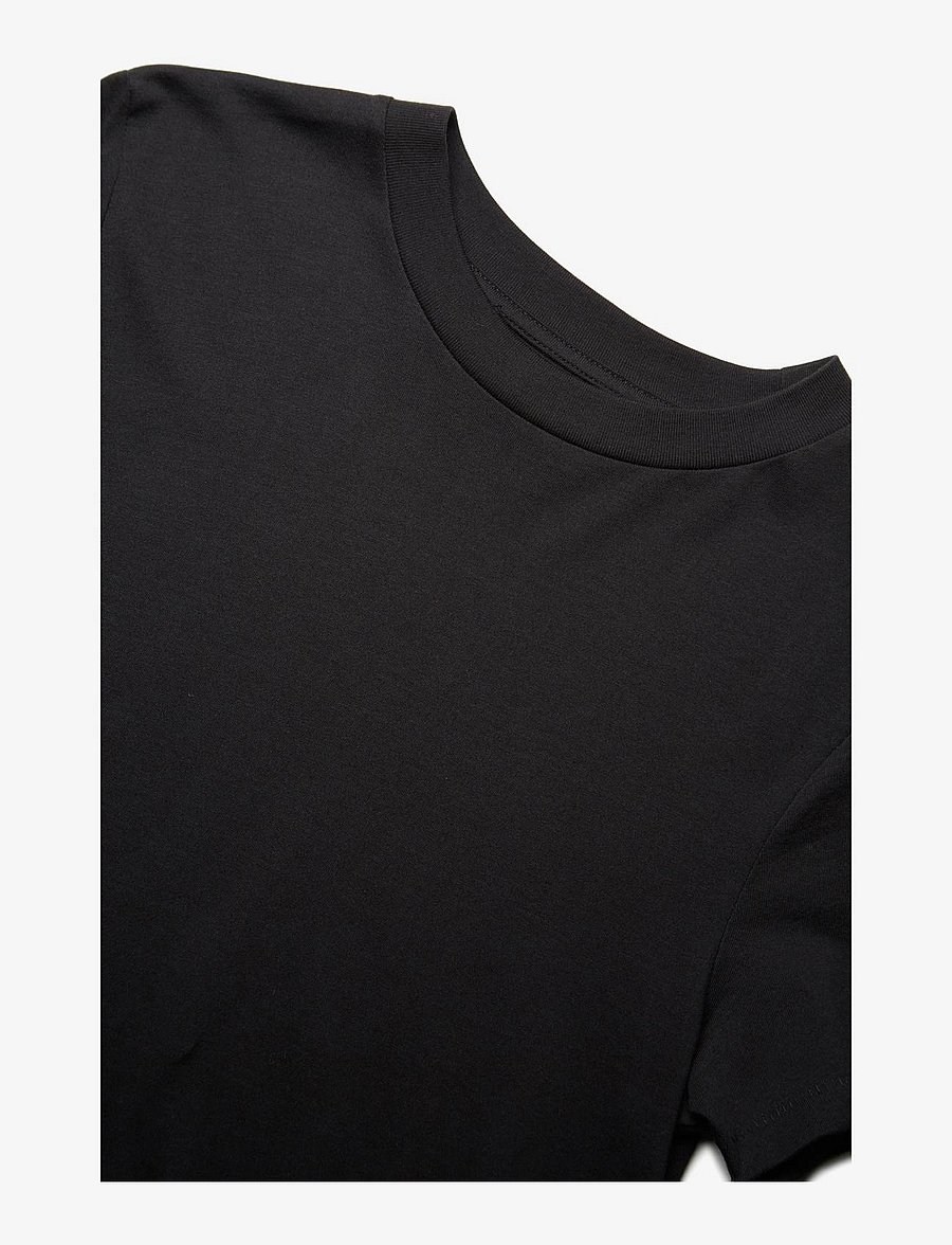 Selected - SLFMY PERFECT SS TEE BOX CUT B NOOS - t-shirts - black - 2
