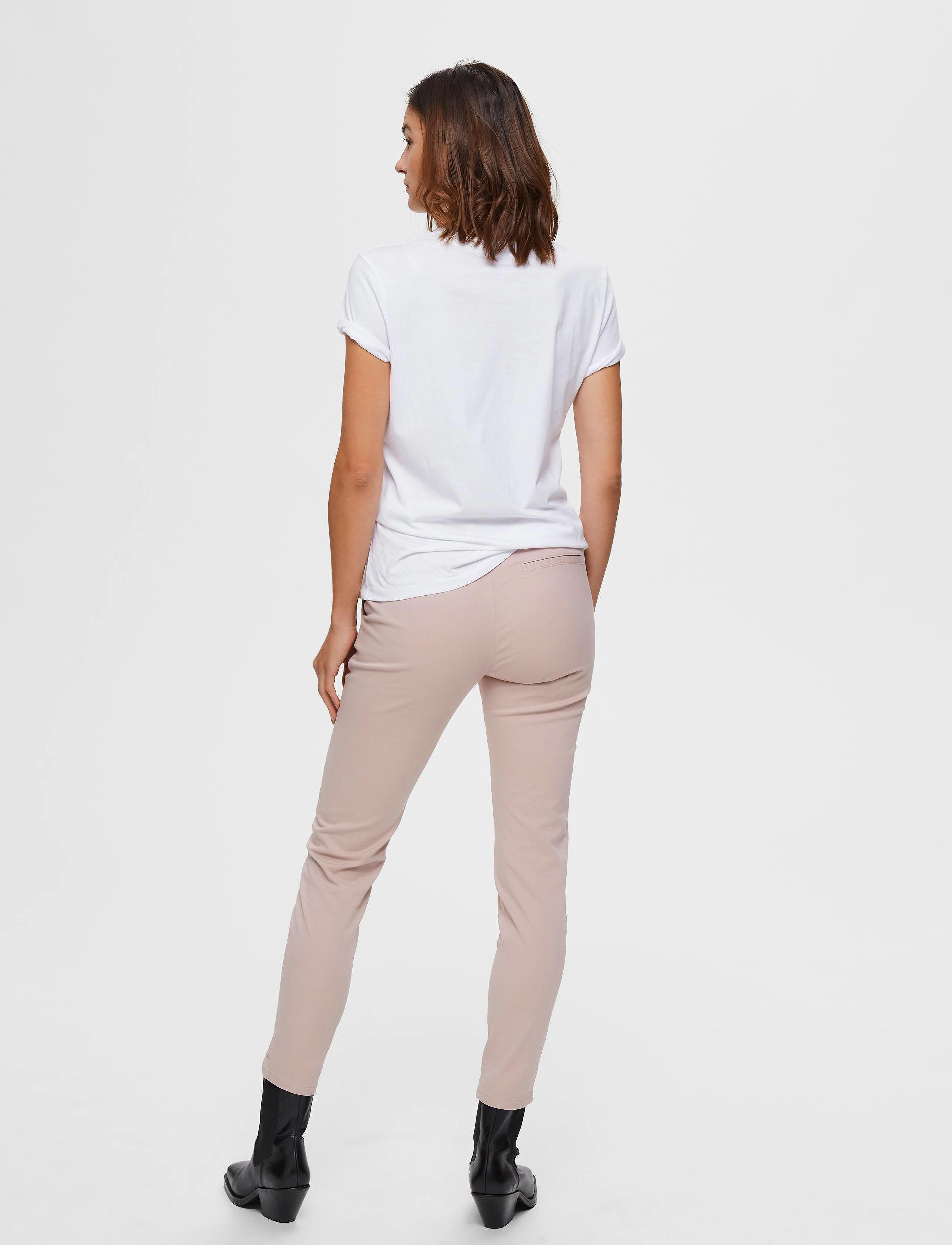Selected - SLFMY PERFECT SS TEE BOX CUT B NOOS - t-särgid - bright white - 3
