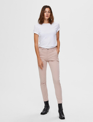 Selected Femme - SLFMY PERFECTS TEEOX CUT - marškinėliai - bright white - 4