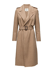 Selected Femme - SLFTANA LS COAT B - winter coats - camel - 0