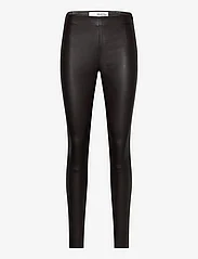 Selected Femme - SLFSYLVIA MW STRETCH LEATHER LEGGIN NOOS - leather trousers - java - 1