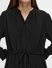 Selected Femme - SLFDAMINA 7/8 DRESS B NOOS - korte jurken - black - 5