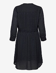Selected Femme - SLFDAMINA 7/8 AOP DRESS B NOOS - marškinių tipo suknelės - dark sapphire - 1